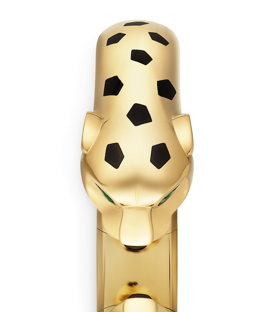 Yellow Gold, Tsavorite Garnet and Onyx Panthère de Cartier Bangle YELLOW GOLD Image 4