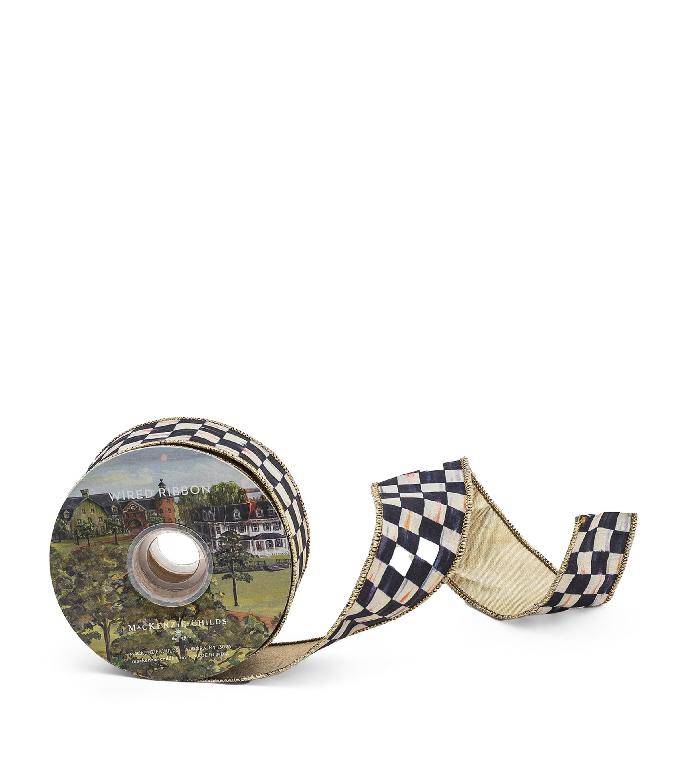 Mackenzie-childs Courtly Check Ribbon In Multi