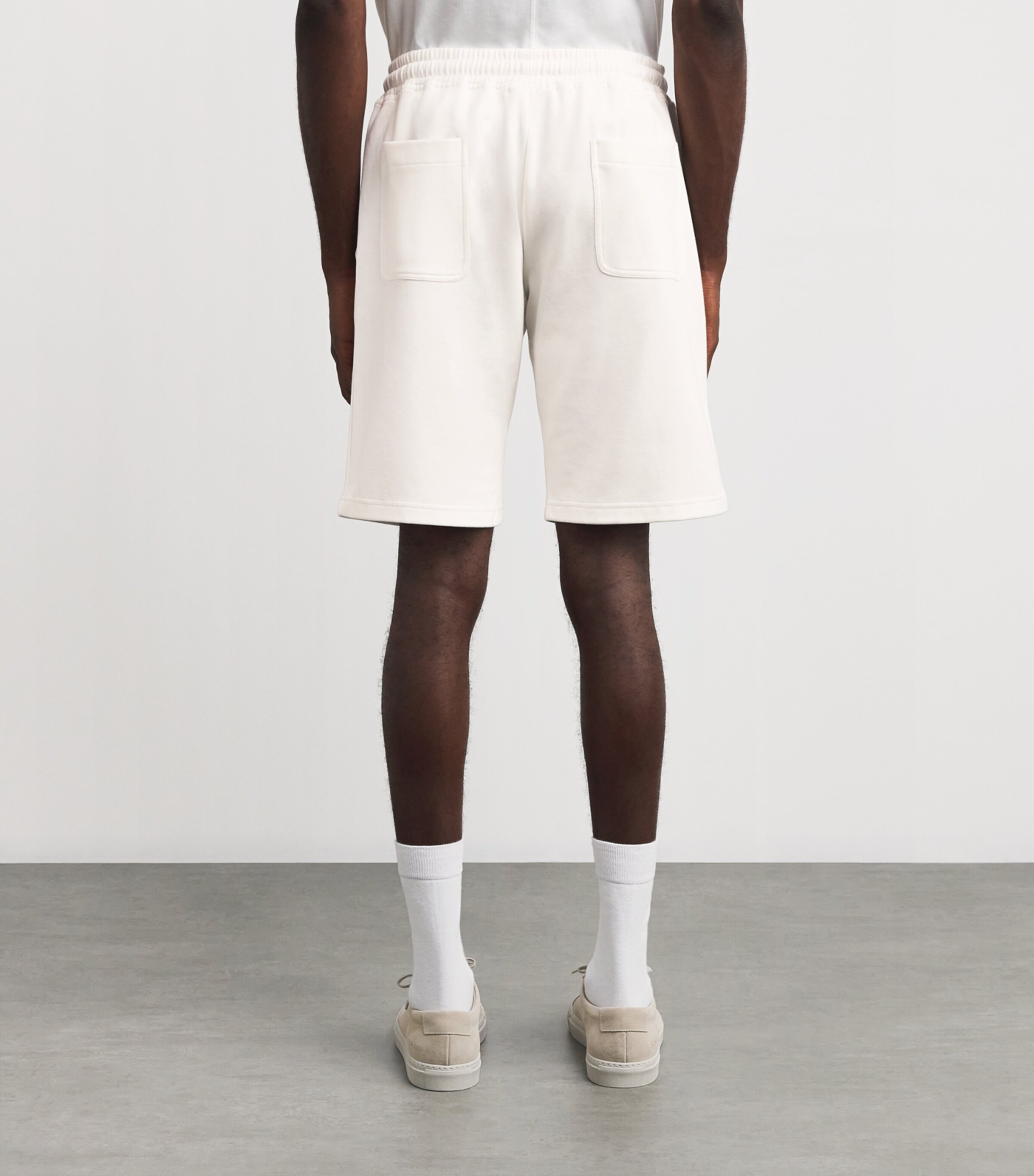 Eleventy Mens Cotton-Blend Bermuda Shorts Bianco Image 4