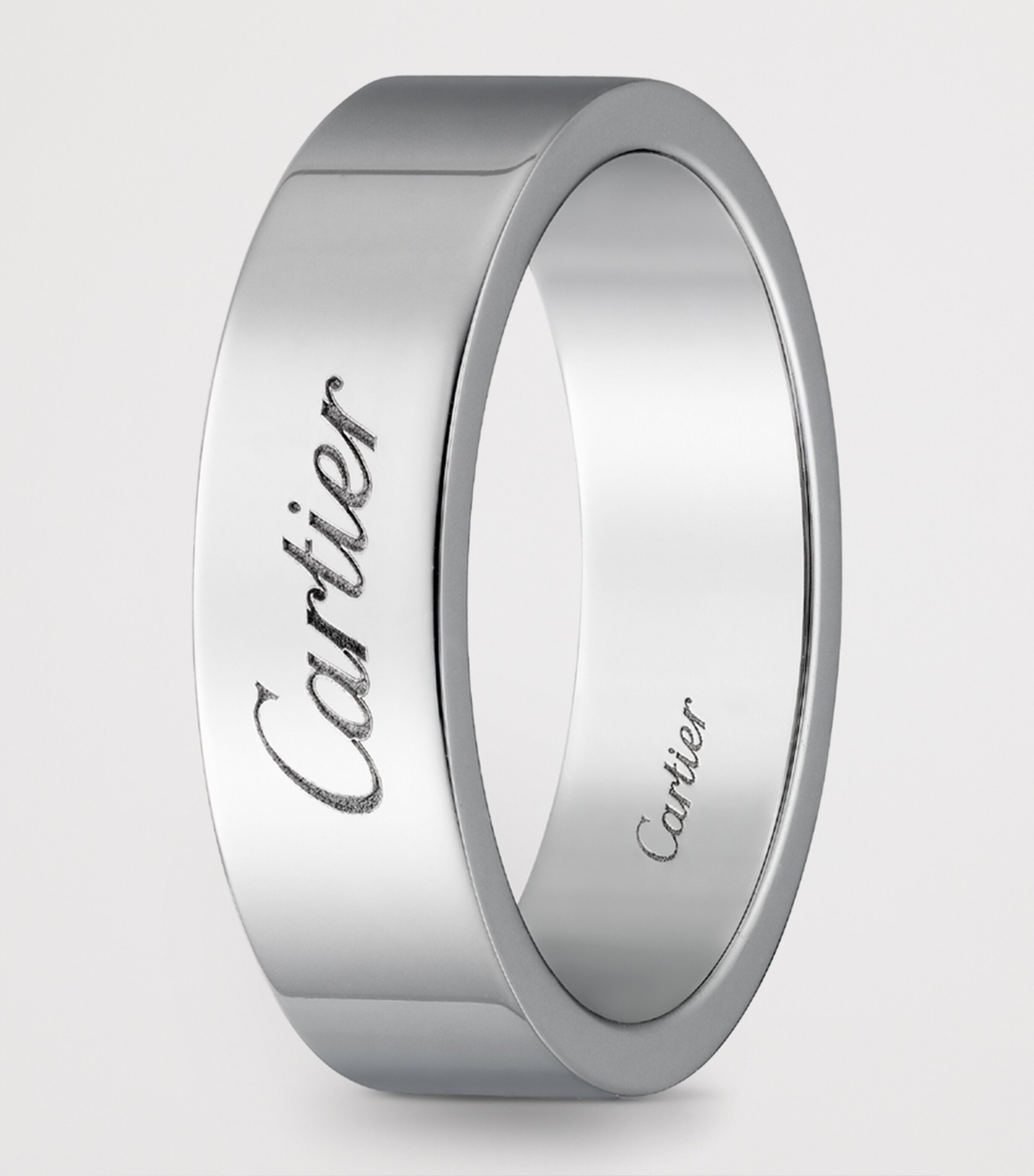 Cartier Platinum C de Cartier Wedding Band (5mm) Platinum Image 5