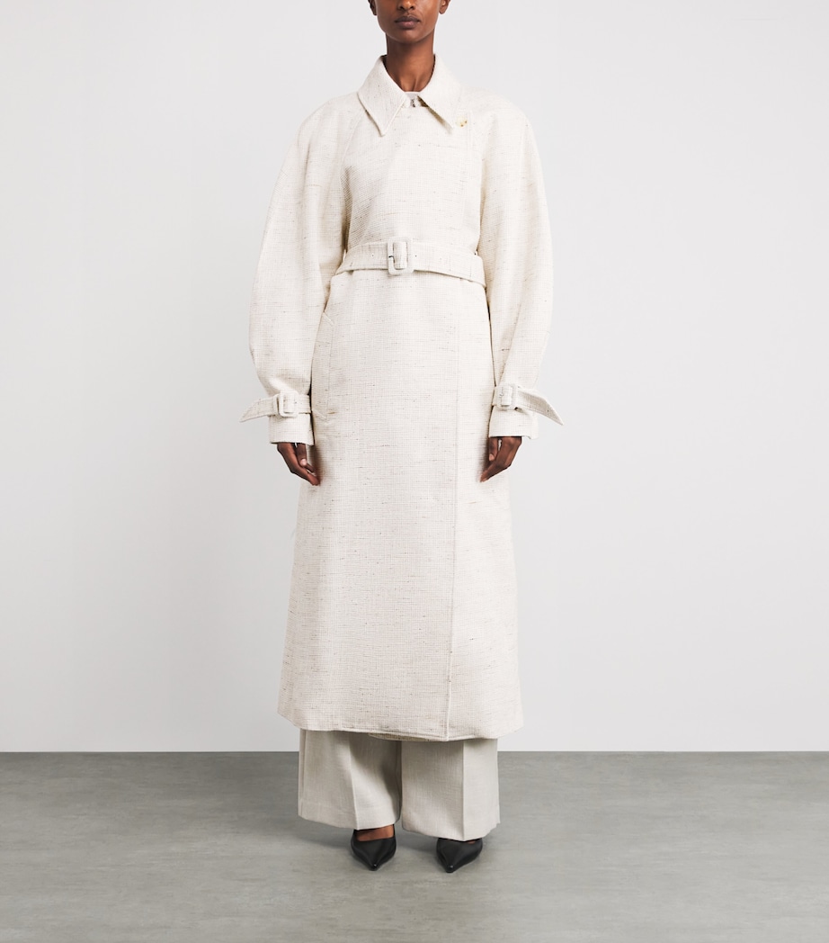 Tulsa Belted Trench Coat CREAM MCRM Image 3