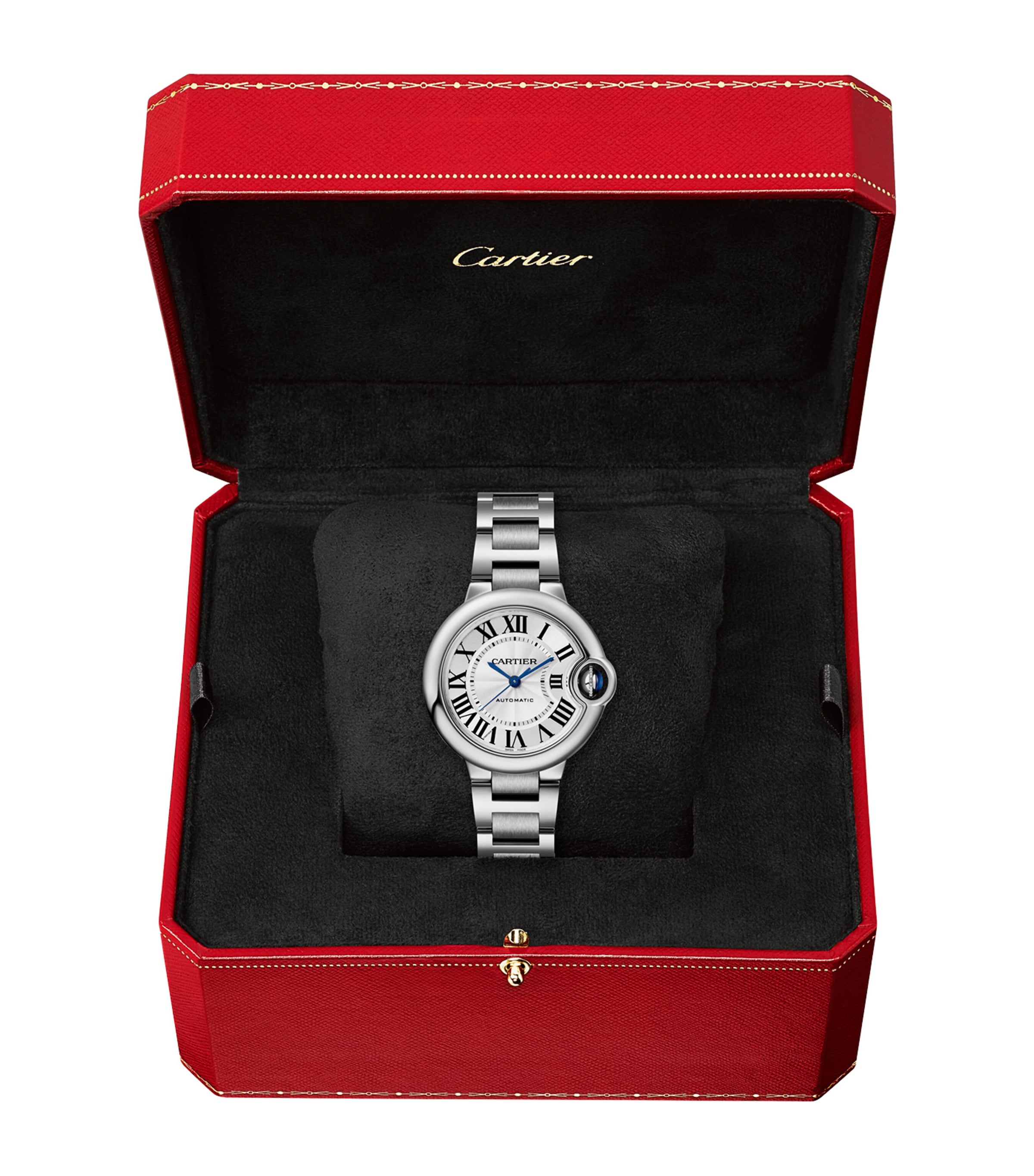Stainless Steel Ballon Bleu de Cartier Watch 33mm MULTI Image 3
