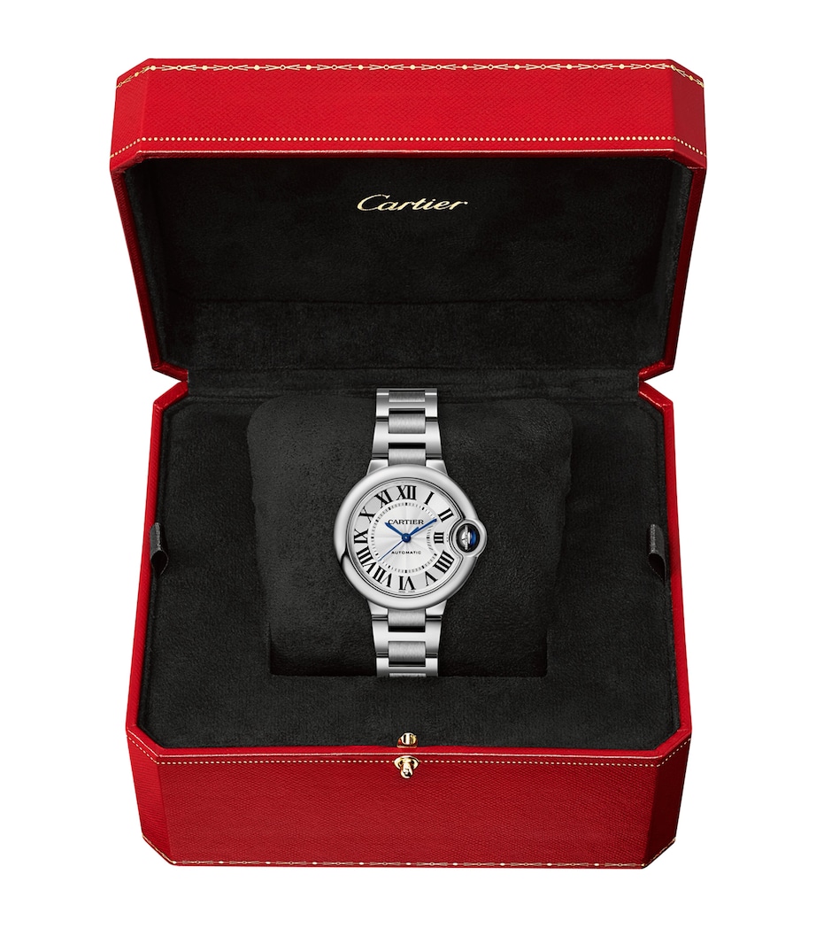 Stainless Steel Ballon Bleu de Cartier Watch 33mm MULTI Image 3