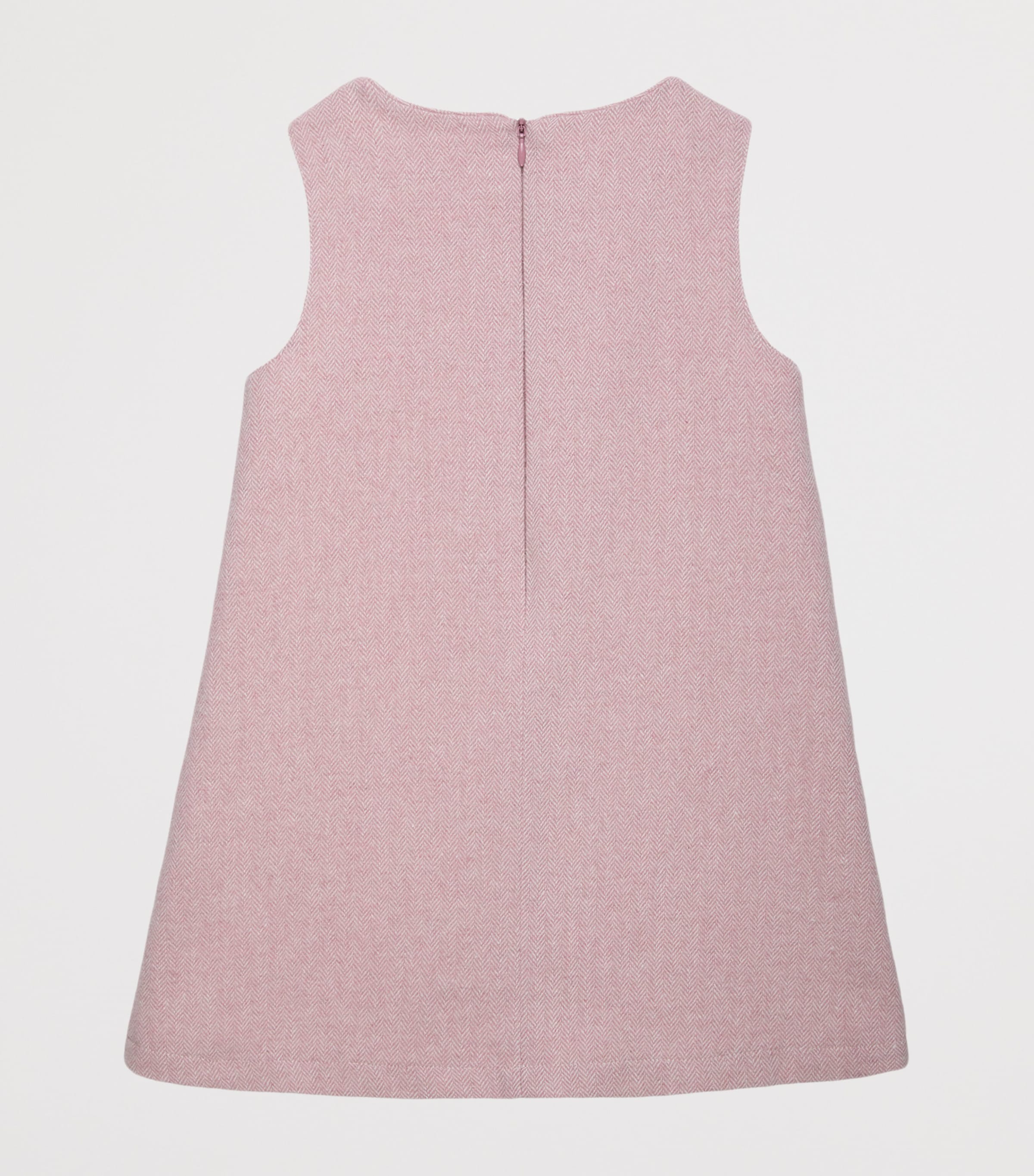 Trotters Georgina Bow Pocket Dress Pale Pink Image 2