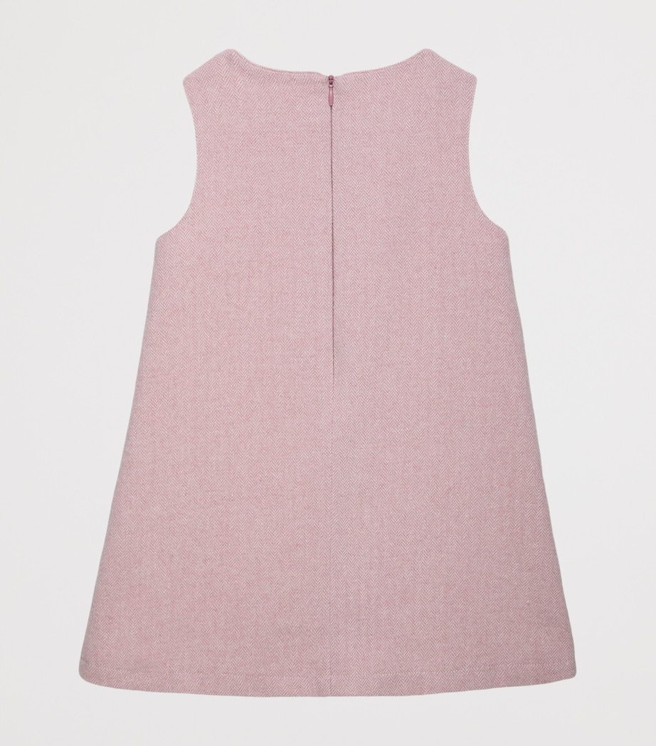 Trotters Georgina Bow Pocket Dress Pale Pink Image 2