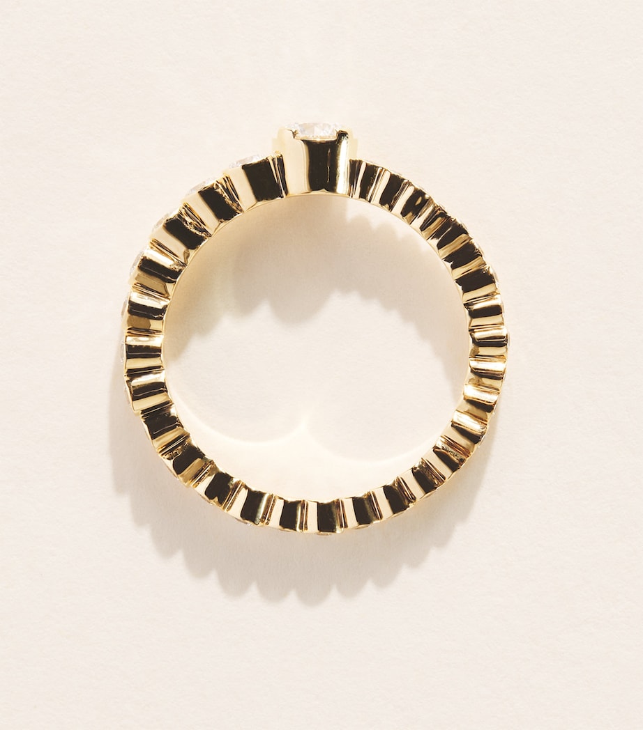 Sophie Bille Brahe Yellow Gold and Diamond Ensemble Fiancé Ring Yellow Gold Image 3