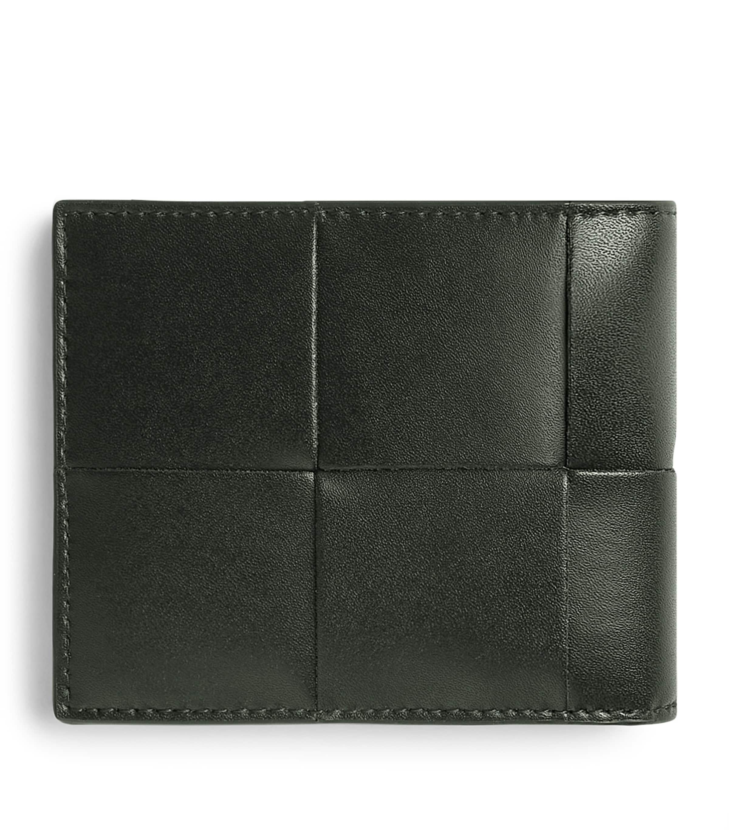 Bottega Veneta Leather Cassette Bifold Wallet In Black