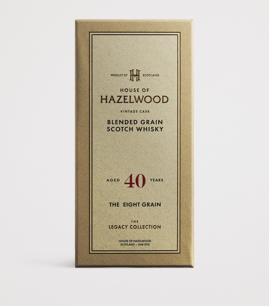 House of Hazelwood The Eight Grain 40-Year-Old Blended Whisky (70cl) Image 2