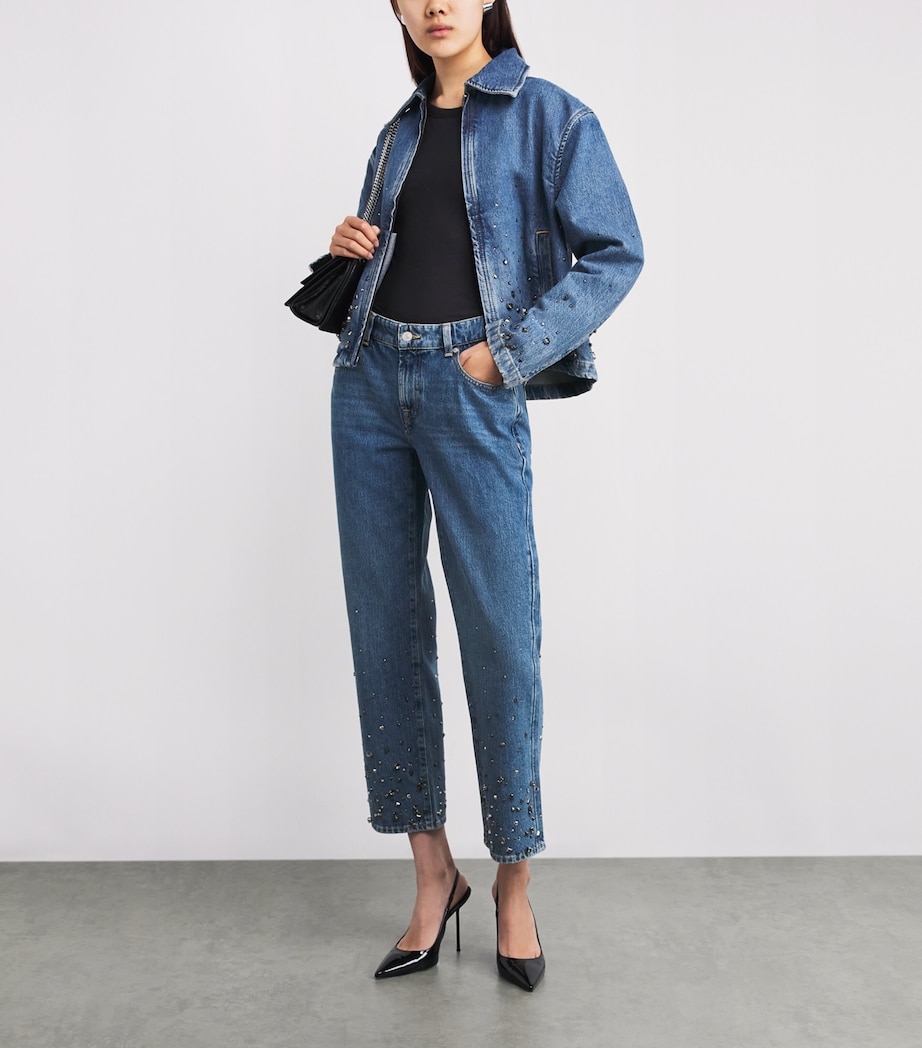 Embellished Callie Straight Jeans DANCE WITH CRYS Image 2