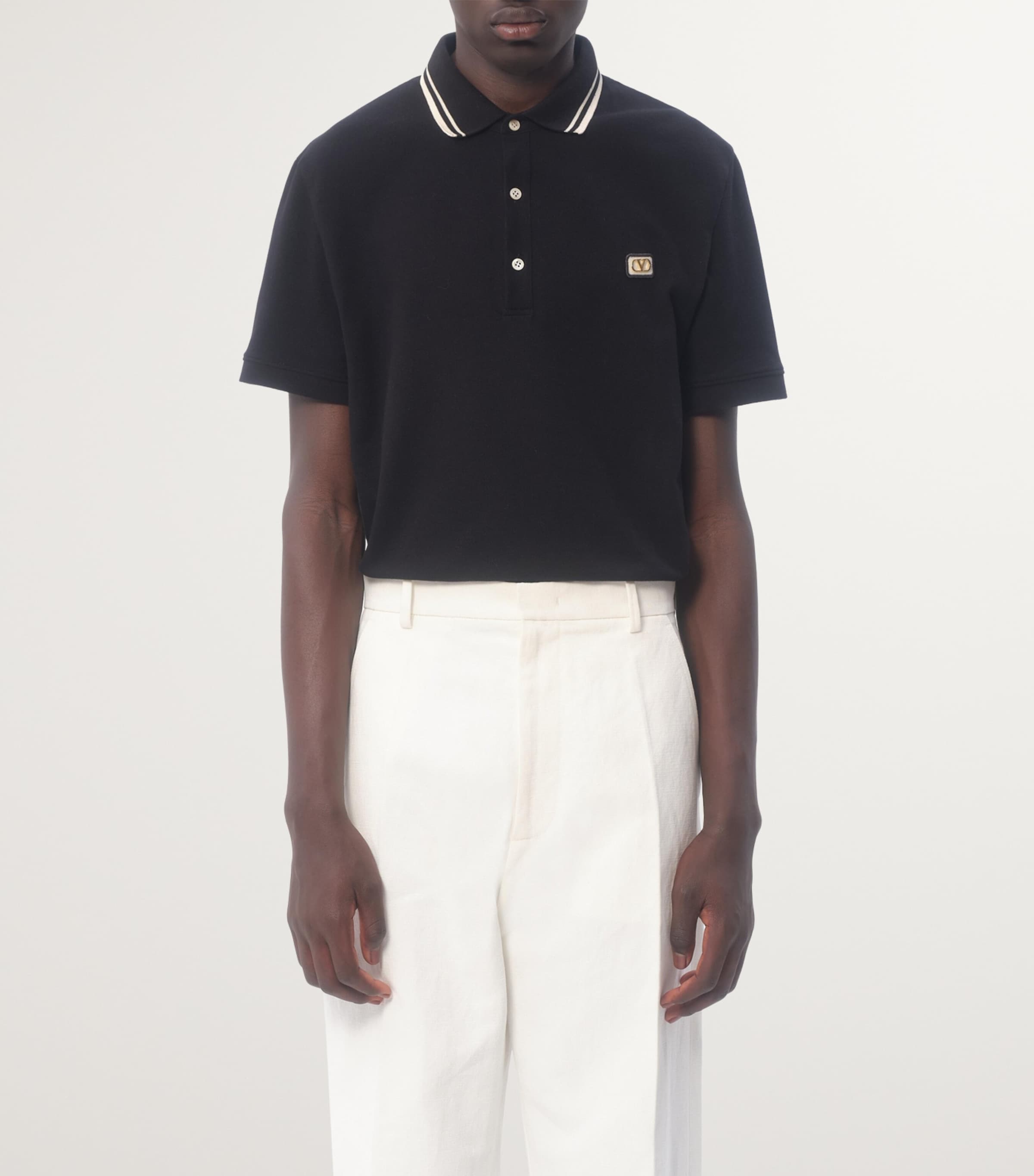 VLogo Signature Polo Shirt 0NO Image 3