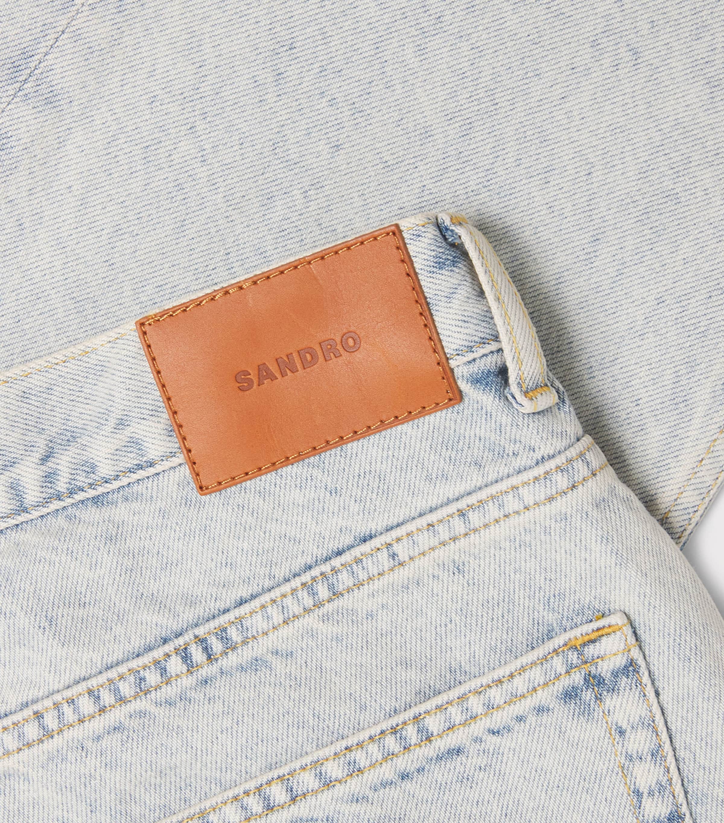 Faded Straight Jeans BLUE VINTAGE - DENIM Image 5