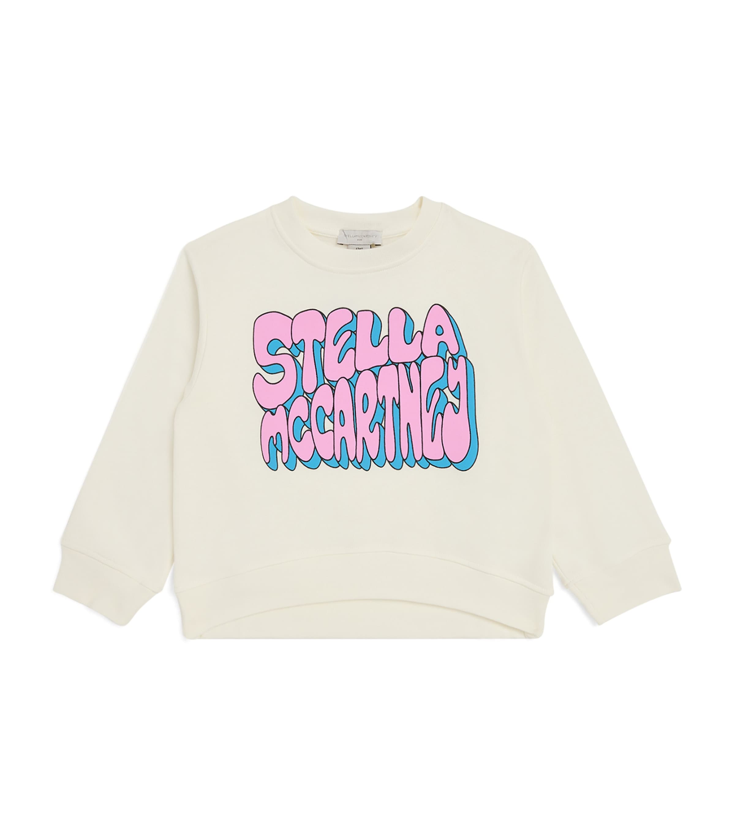 STELLA MCCARTNEY ORGANIC COTTON LOGO SWEATSHIRT 