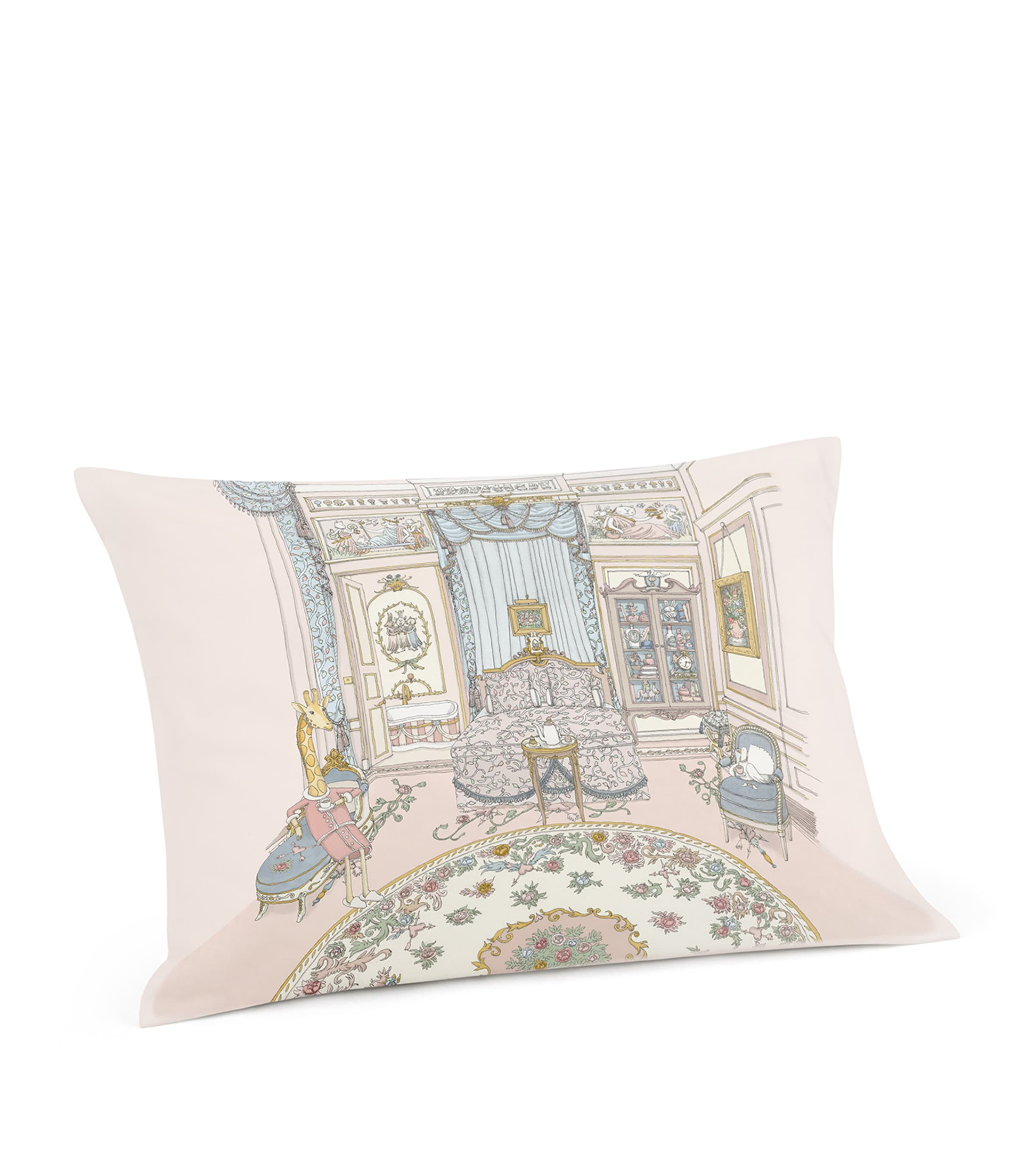 Satin French Bedroom Cushion MULTI Image 4