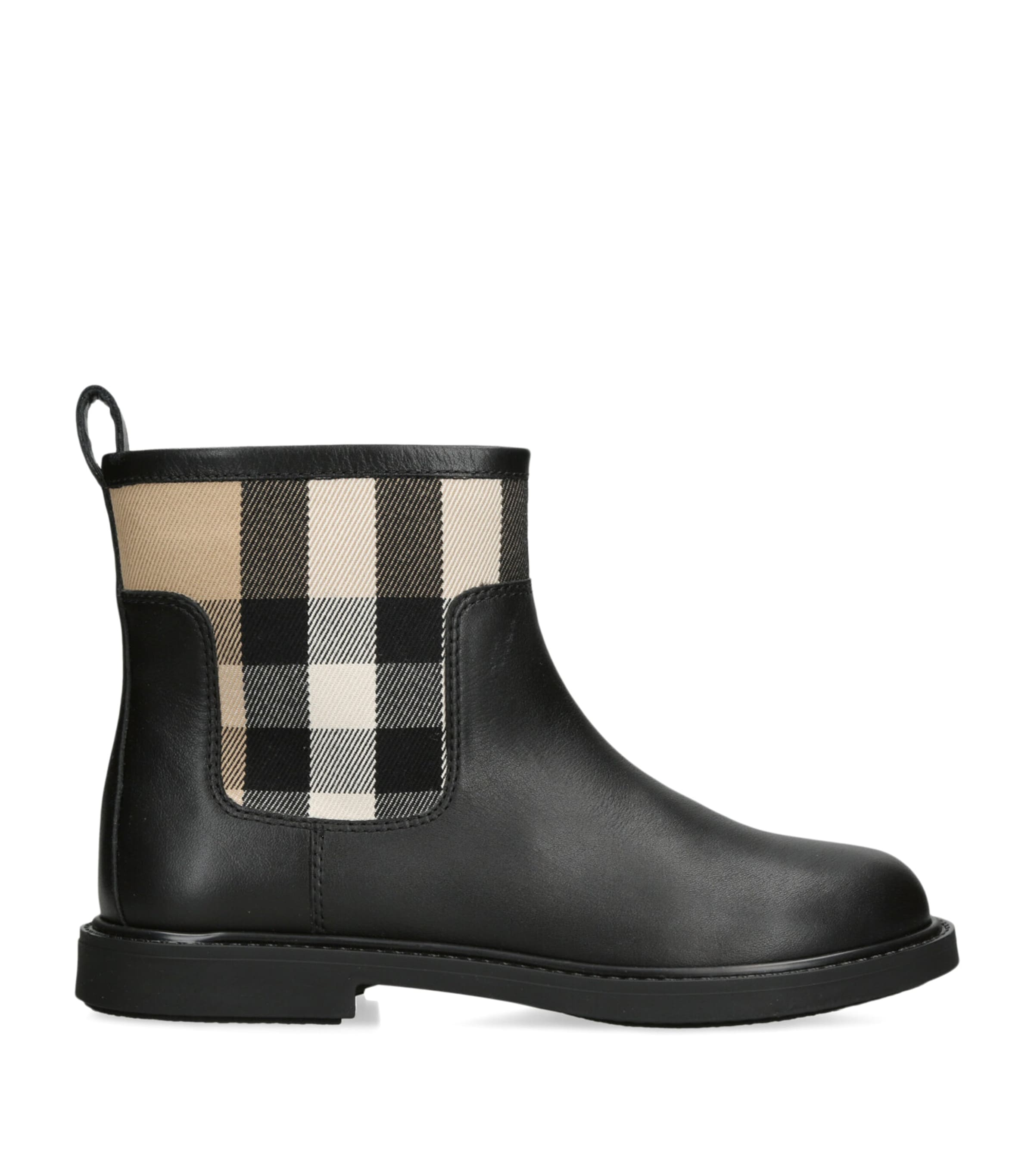 Leather Sidney Ankle Boots BLACK/COMB Image 1