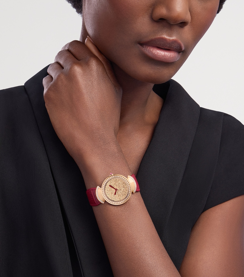 Rose Gold and Diamond Divas’ Dream Watch 33mm NO COLOR Image 5