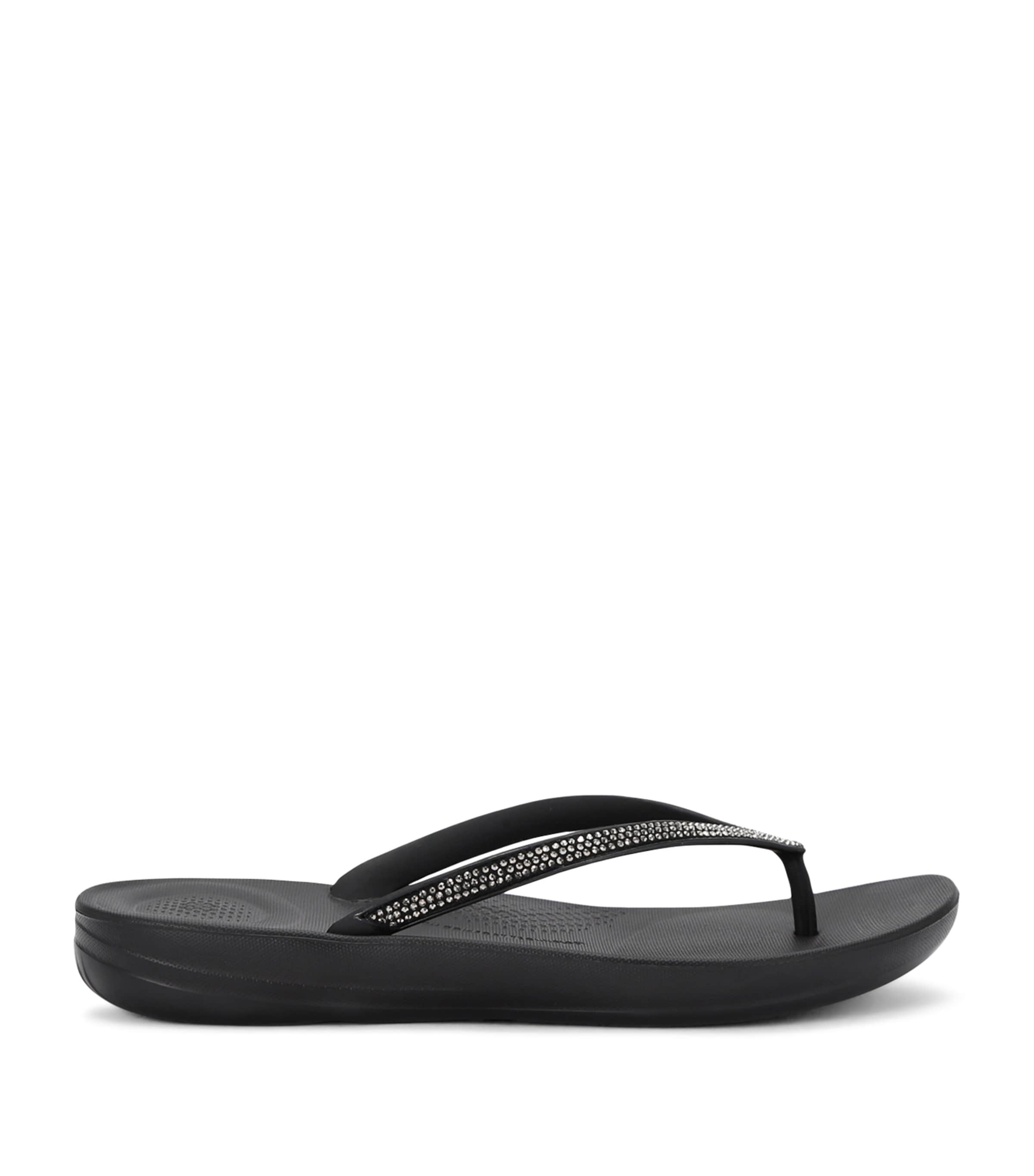 FITFLOP IQUSHION SPARKLE FLIP FLOPS 30