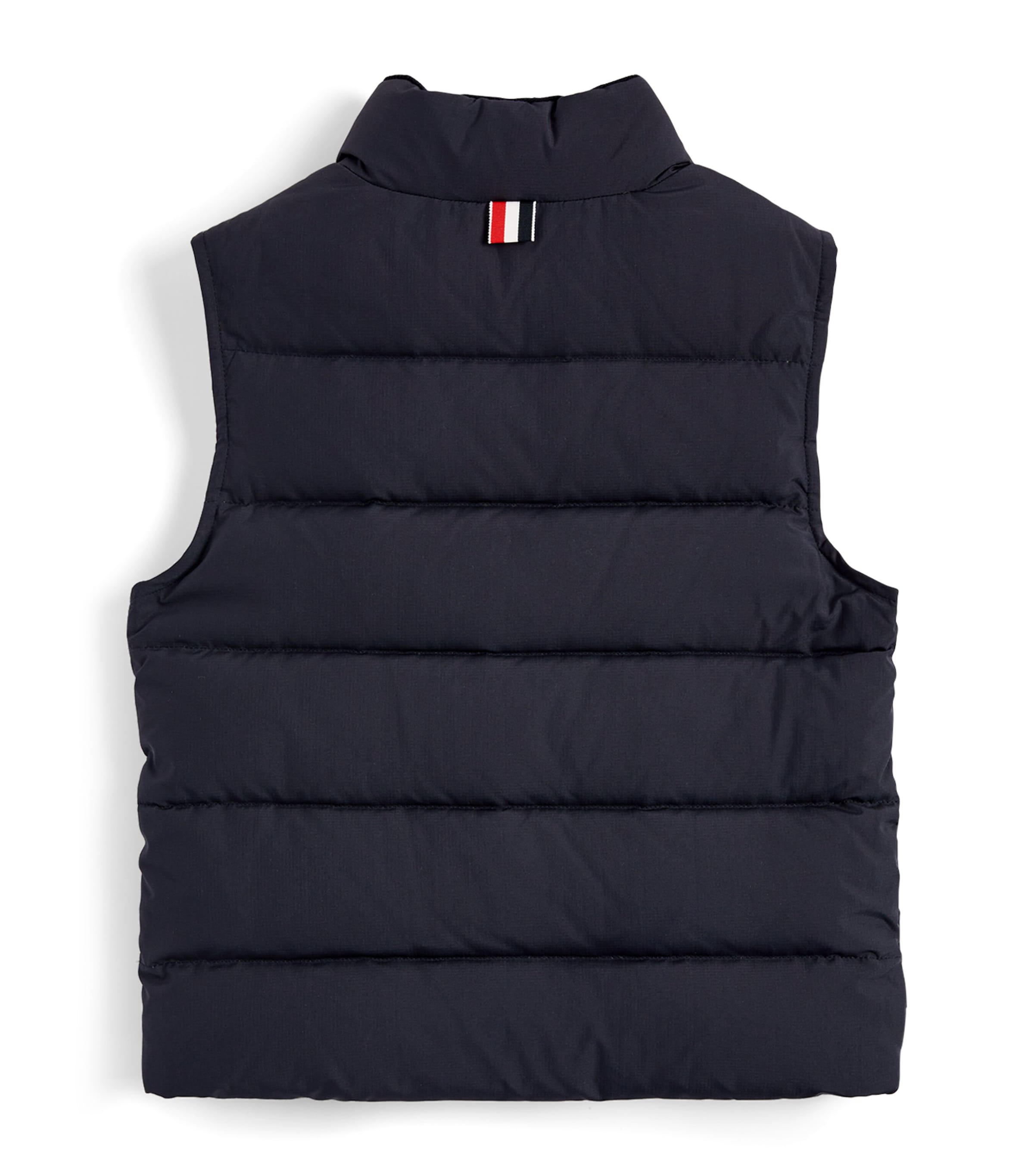 Thom Browne Kids Down 4-Bar Puffer Gilet (2-12 Years) Navy Image 2
