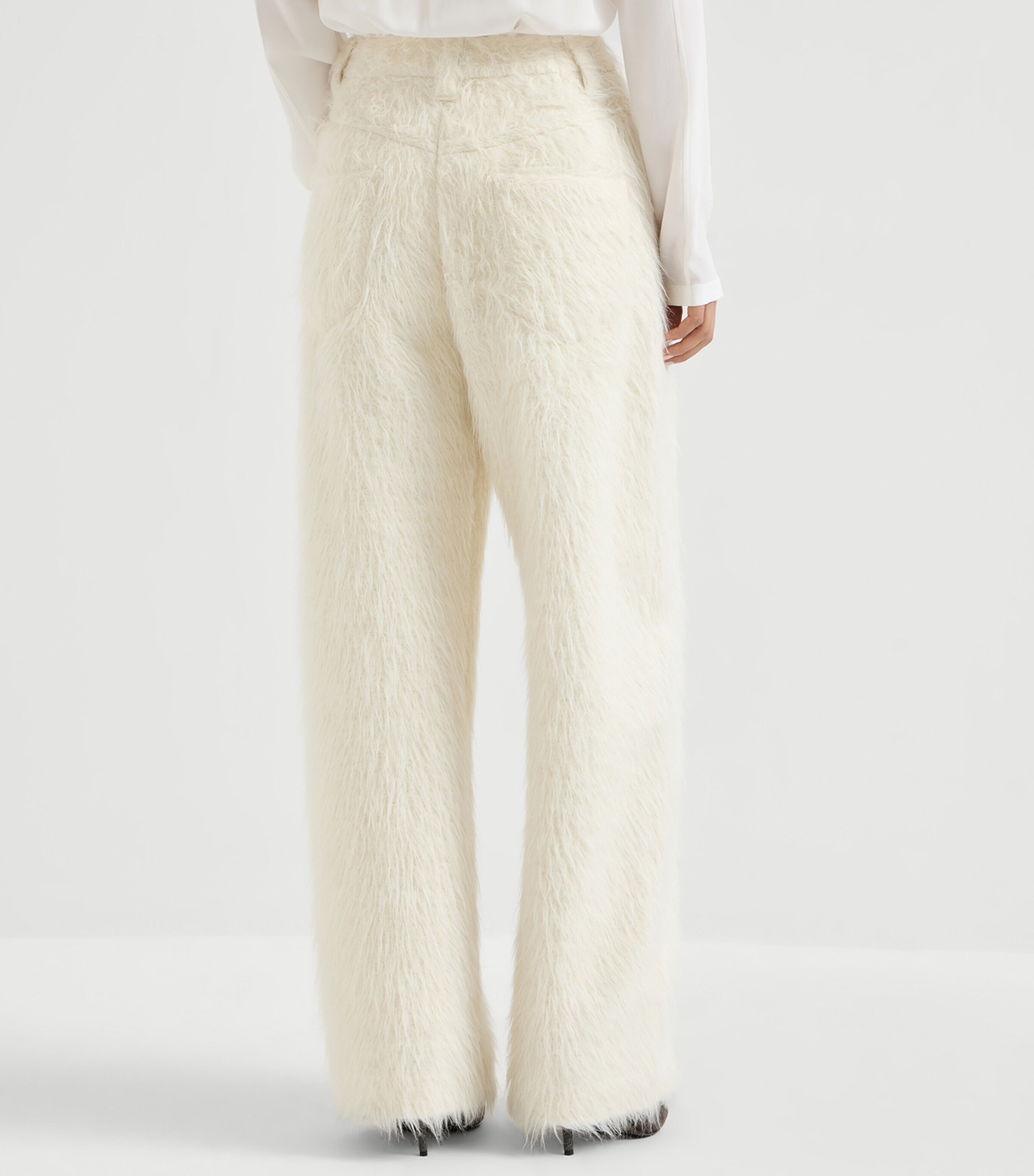 Alpaca-Blend Wide-Leg Trousers C001 Image 5