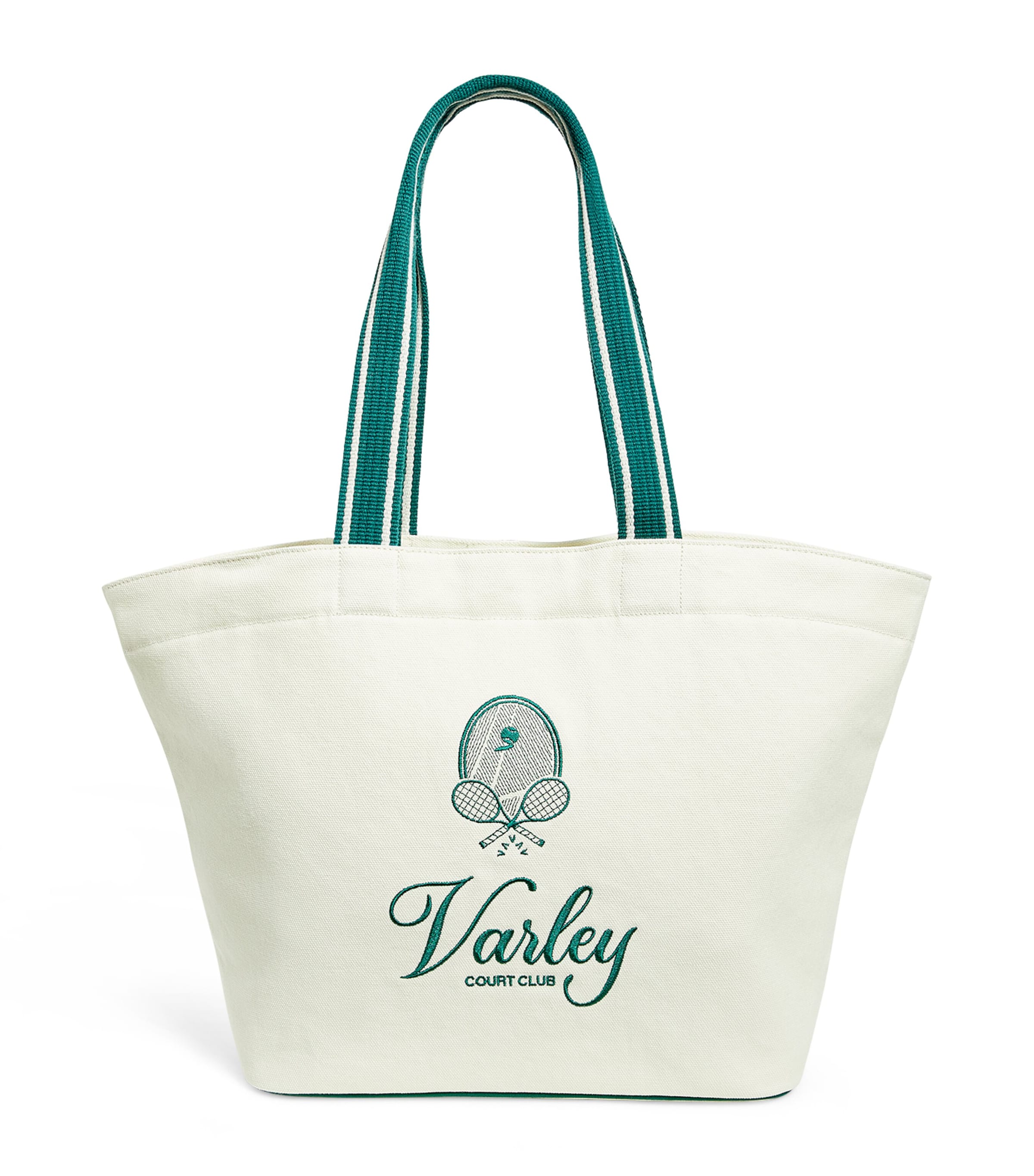 Varley Canvas Robinson Club Tote Bag In White