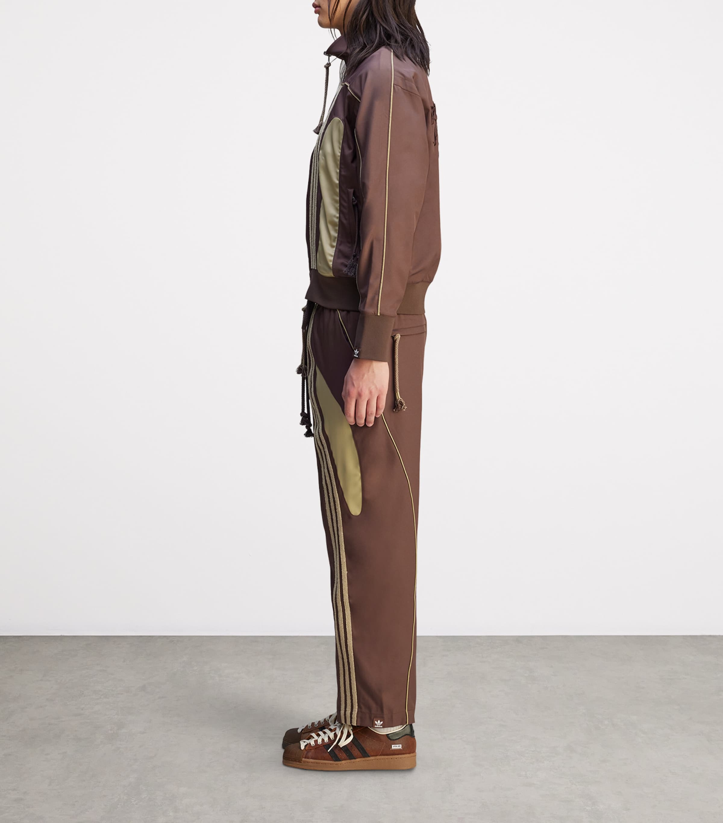 x Song For The Mute Technical Track Jacket BROWN Image 4