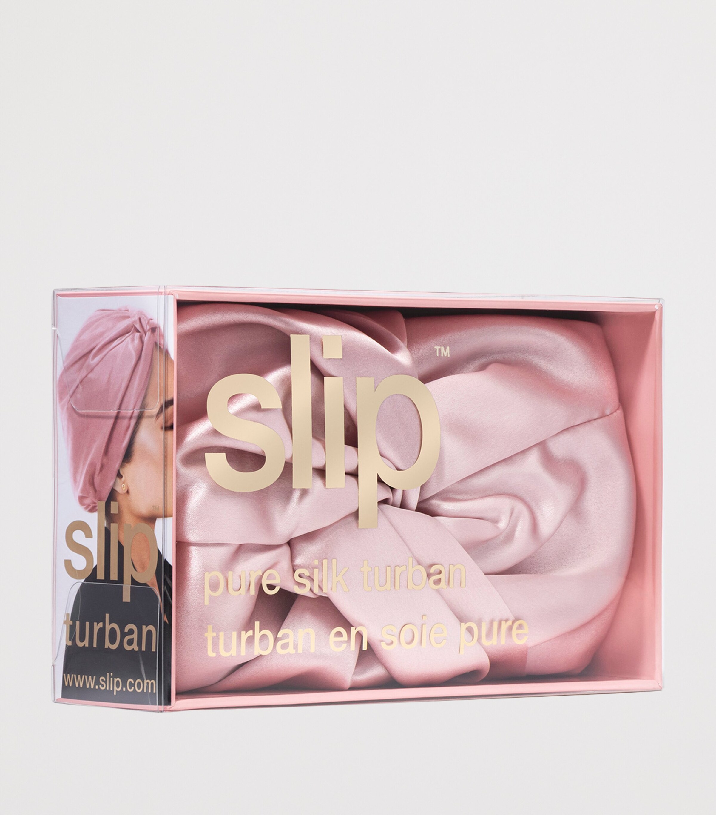 Slip Mulberry Silk Head Wrap Pink Image 7