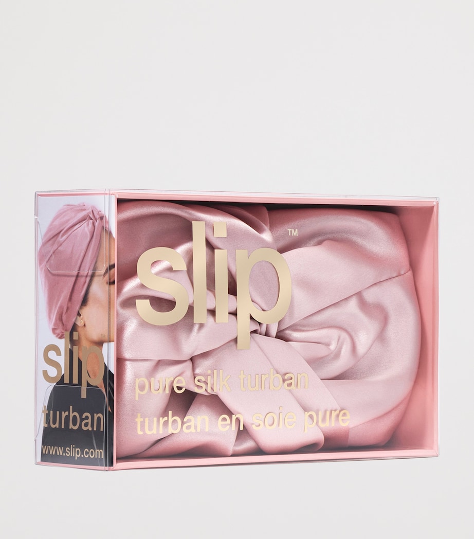 Slip Mulberry Silk Head Wrap Pink Image 7