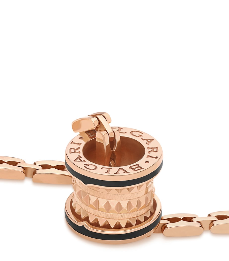 Rose Gold and Ceramic B.zero1 Pendant Necklace PINK GOLD Image 4