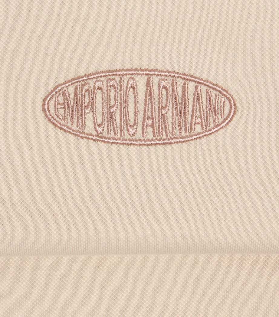 Embroidered Crest Polo Shirt (4-16 Years) FRENCH OAK Image 3