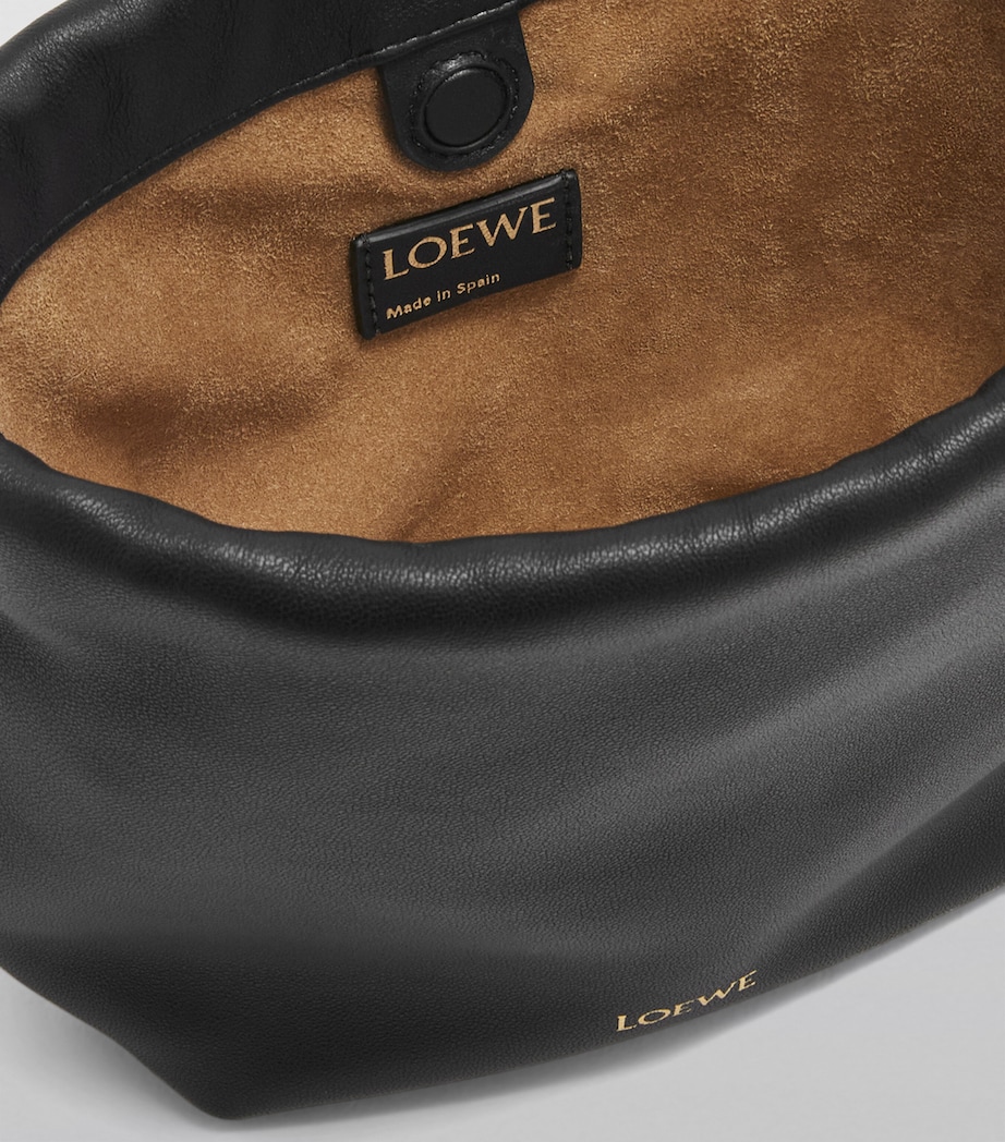 Mini Leather Flamenco Purse BLACK Image 4