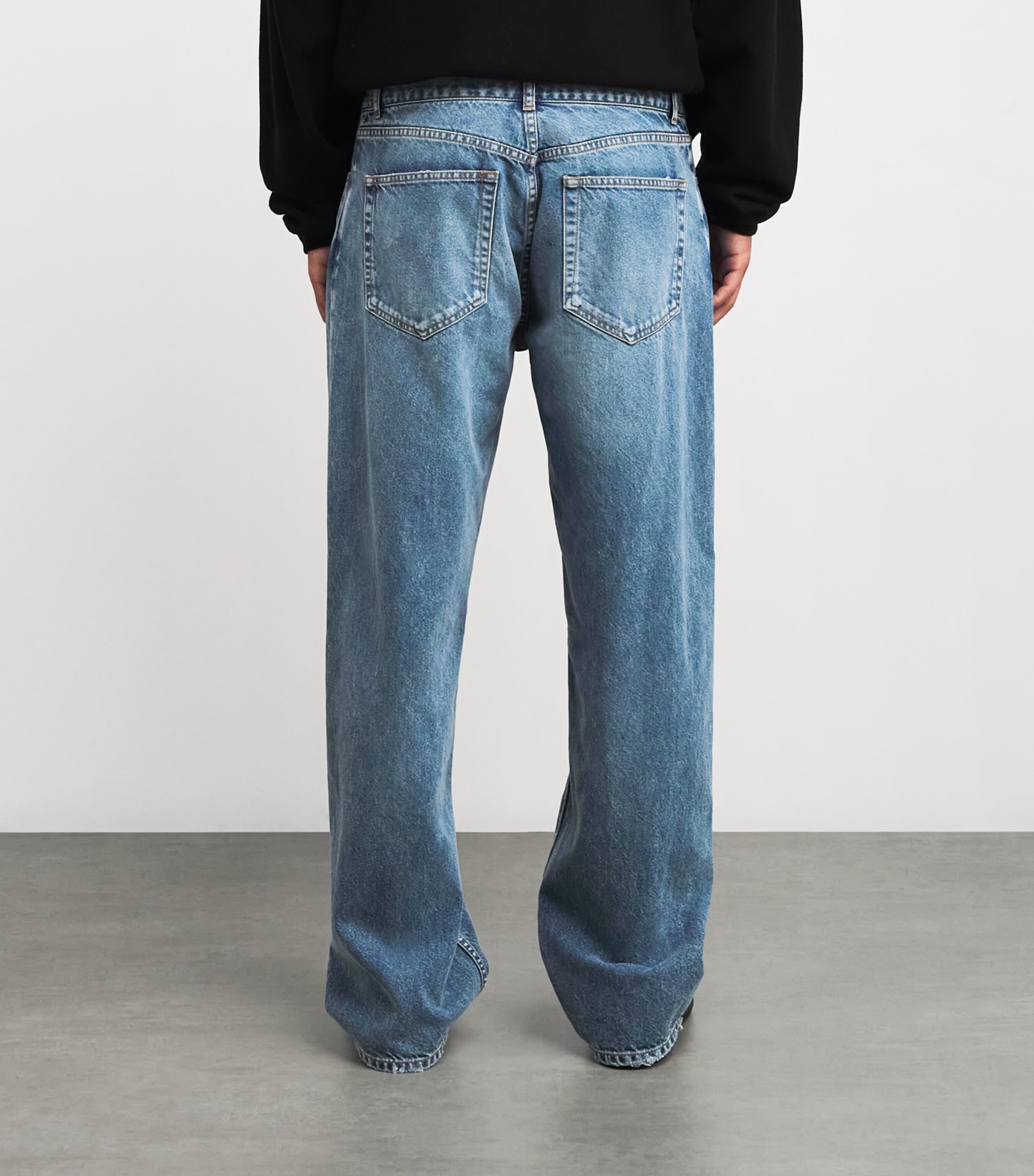 The Row Blue Ross Straight Jeans | Harrods US