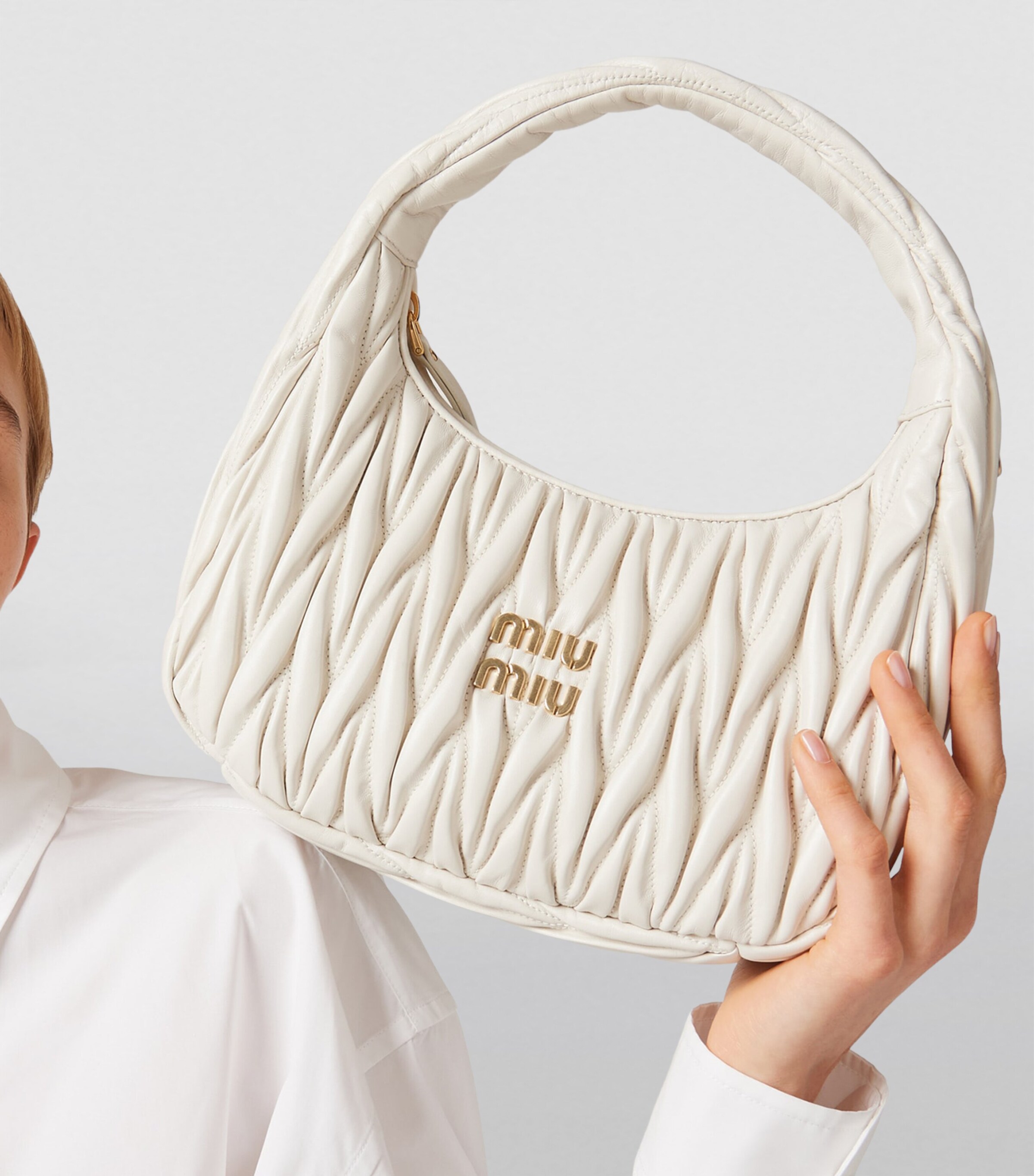 Small Nappa Leather Wander Top-Handle Bag F0009 Image 3