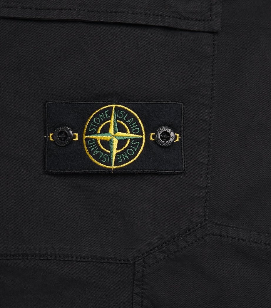 Stone Island Mens Stretch Organic Cotton Cargo Trousers Image 6