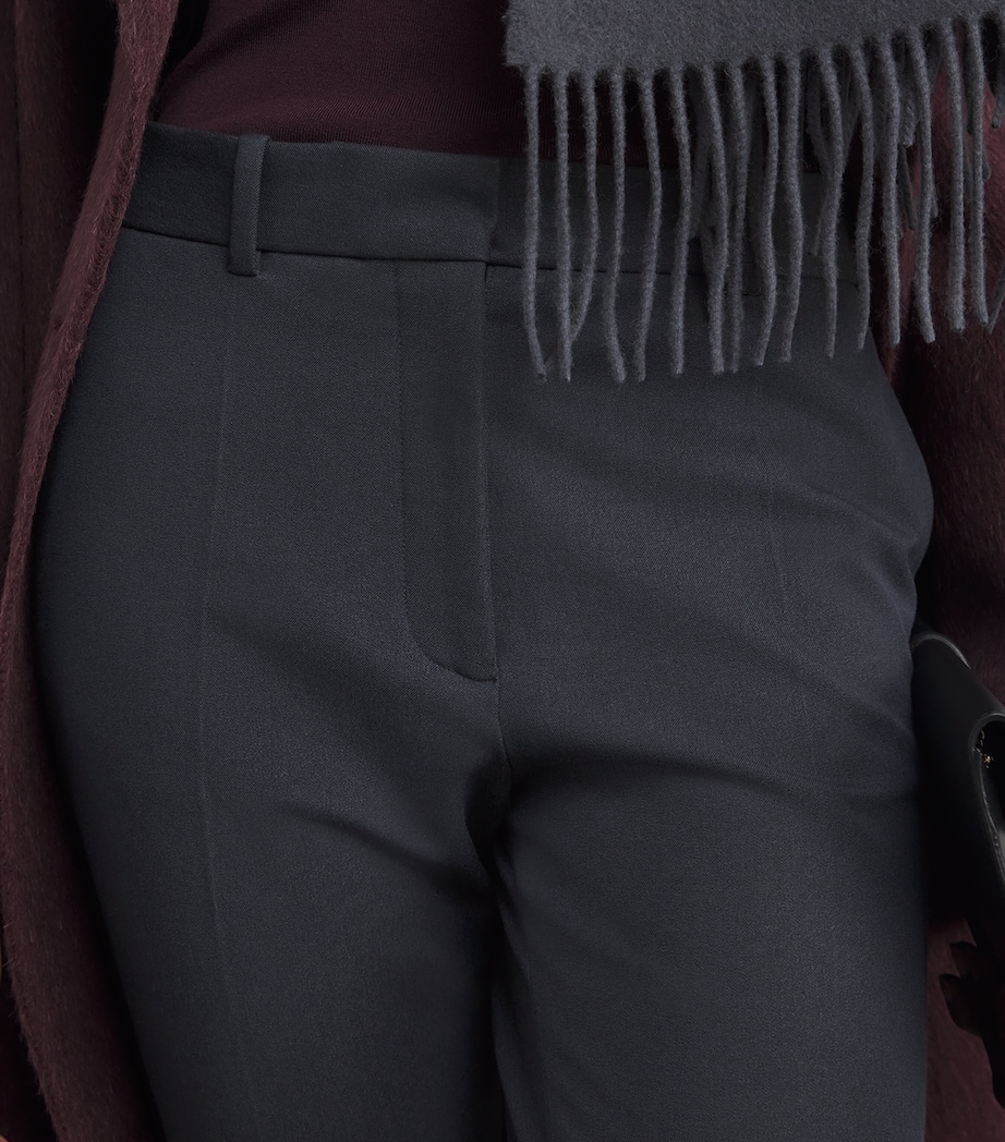 Stretch-Gabardine Coleman Trousers SMOKE Image 6