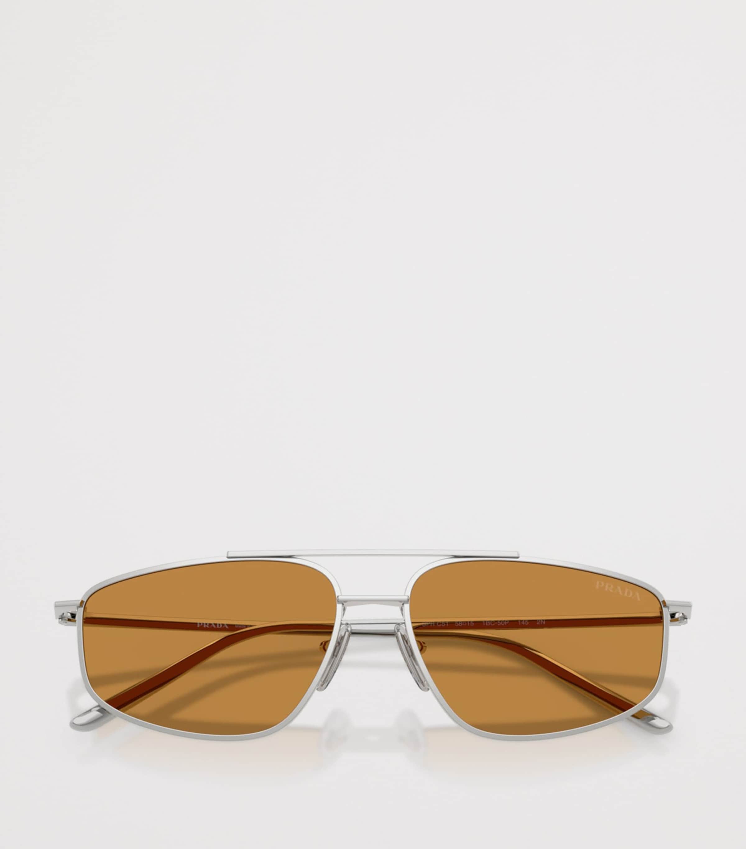 Metal Rectangular Sunglasses 1BC50P Image 5