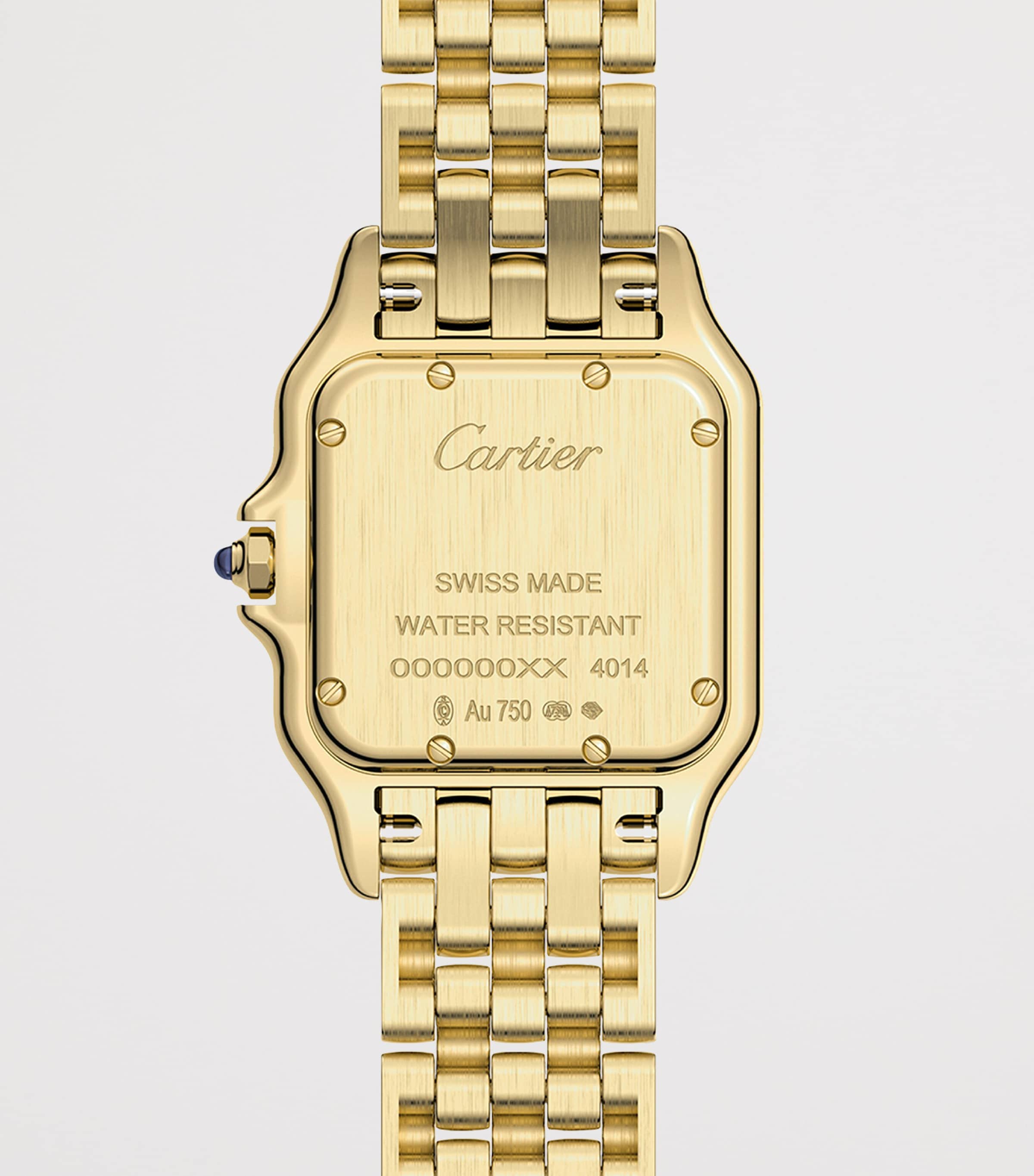 Small Yellow Gold Panthère de Cartier Watch 23mm SILVERED Image 4