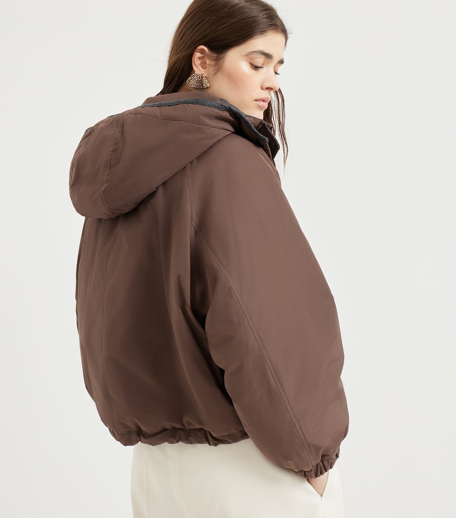 Techno Cotton Puffer Jacket C4228 Image 4