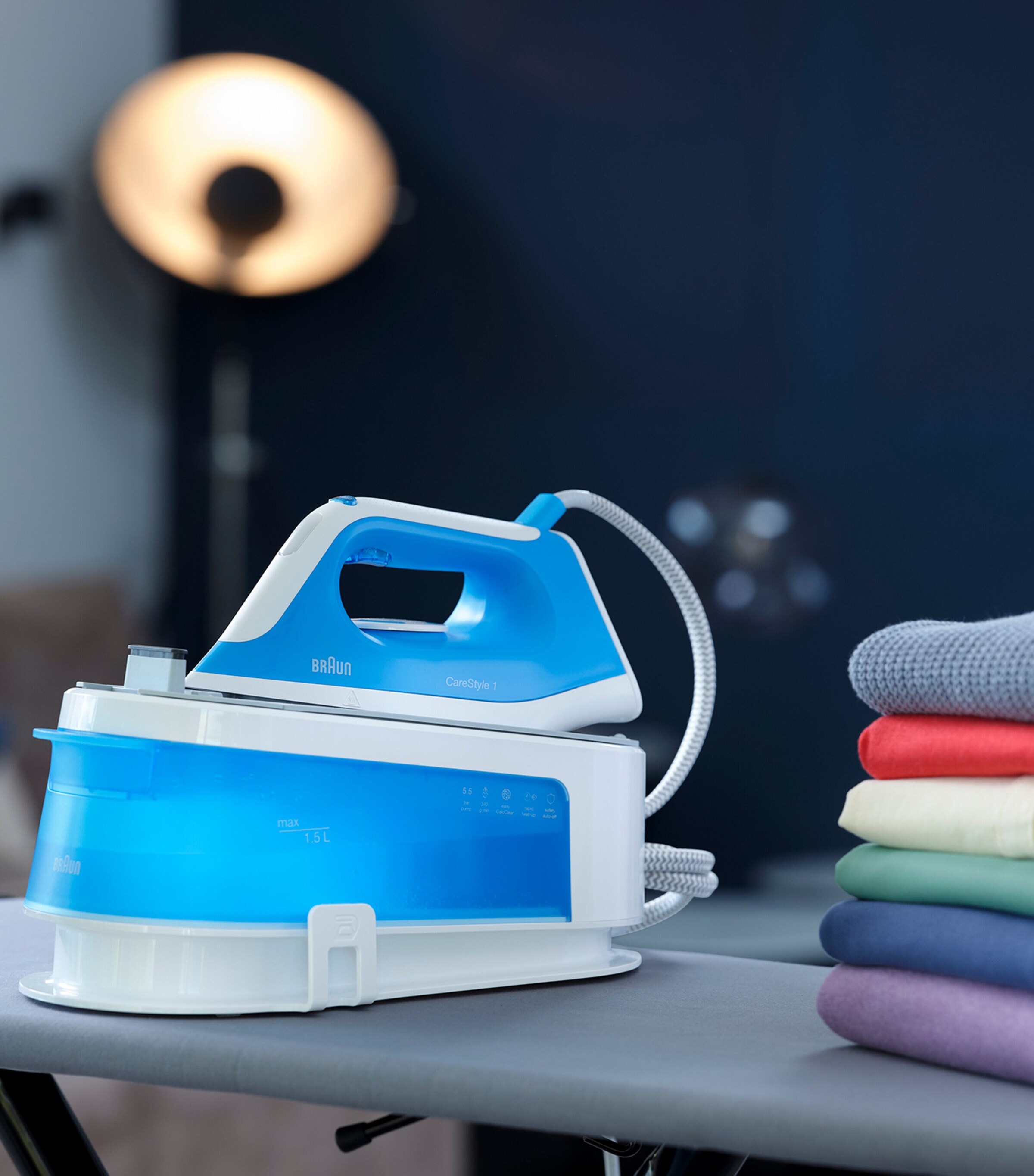 CareStyle 1 Steam Generator Iron BLUE Image 2