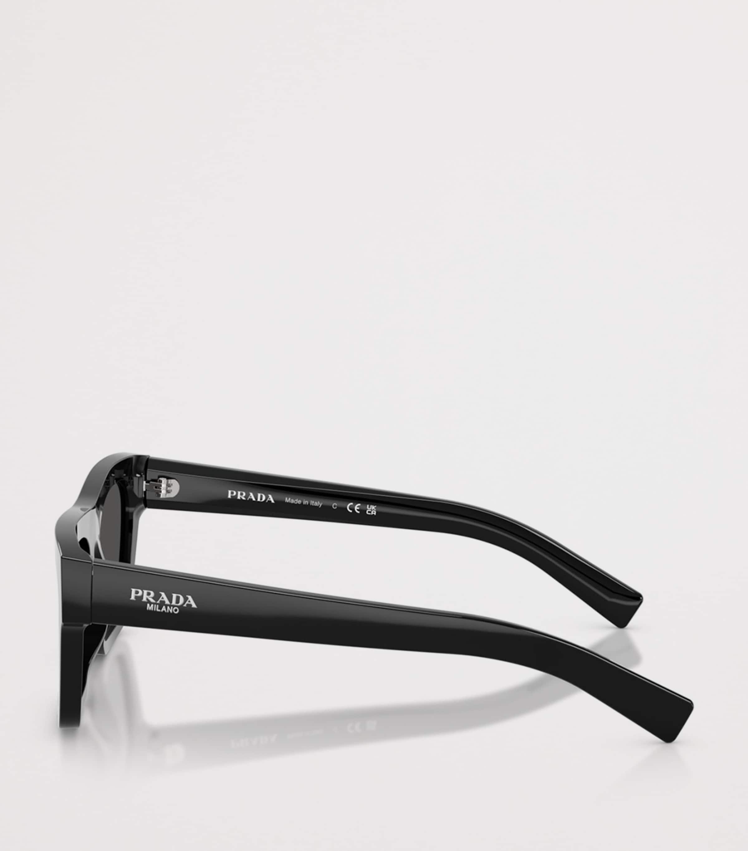 Acetate Rectangular Sunglasses 16K08Z Image 3