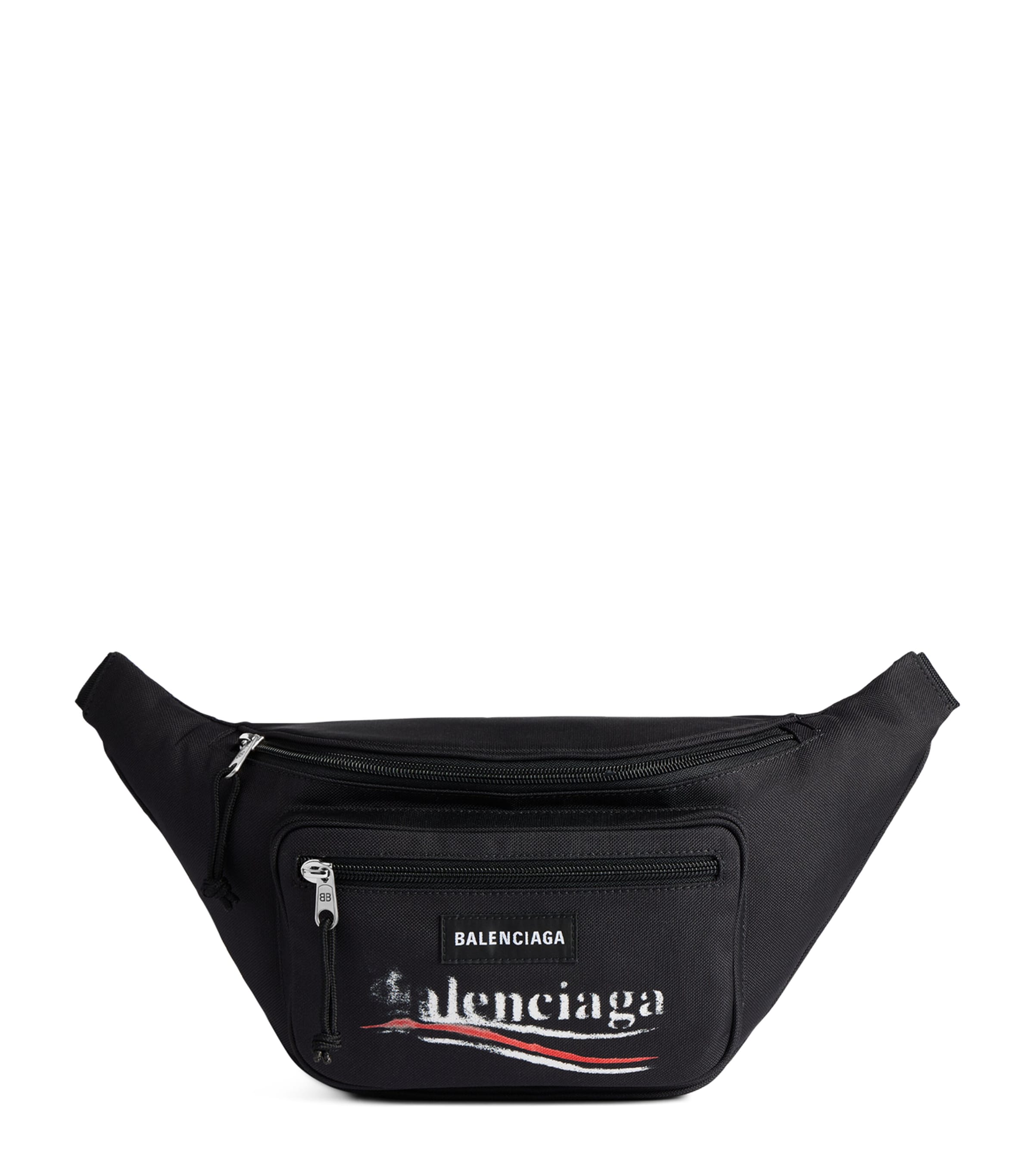 Balenciaga Explorer Belt Bag In Black