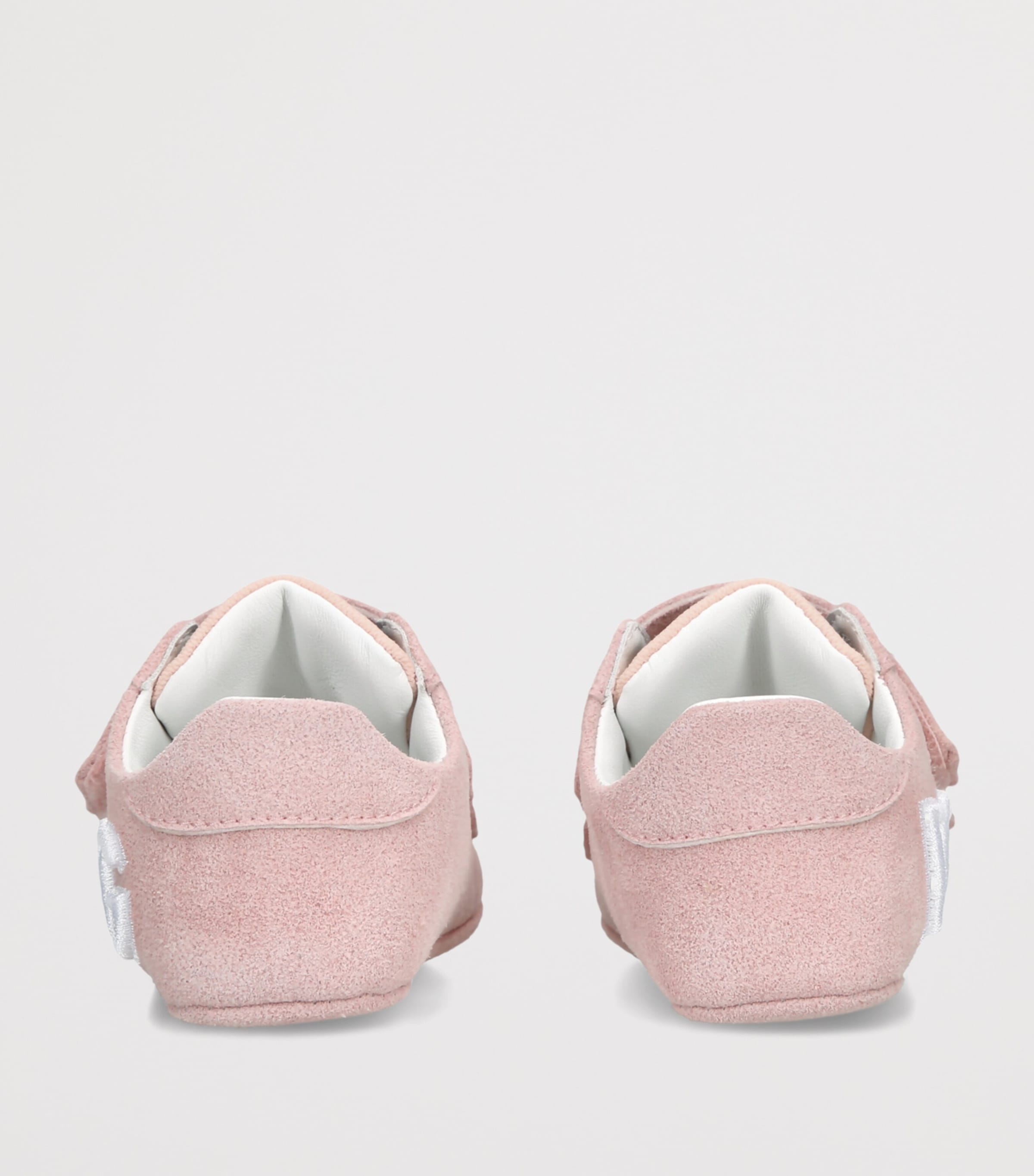 Dolce&Gabbana Kids Suede Logo Sneakers Pink Image 2