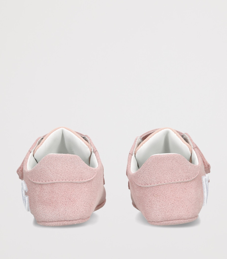 Dolce&Gabbana Kids Suede Logo Sneakers Pink Image 2