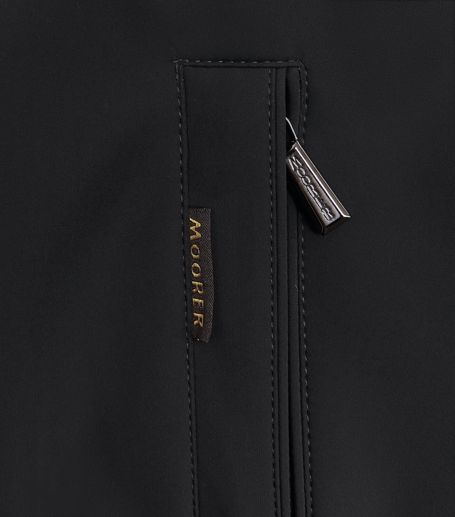 Moorer Mens Fidani-JKR Bomber Jacket Nero Image 6