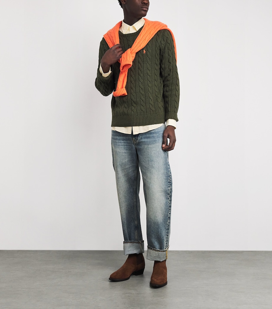 Custom Fit Stripe Oxford Shirt 6636D YLLW OXFRD/WHT Image 2