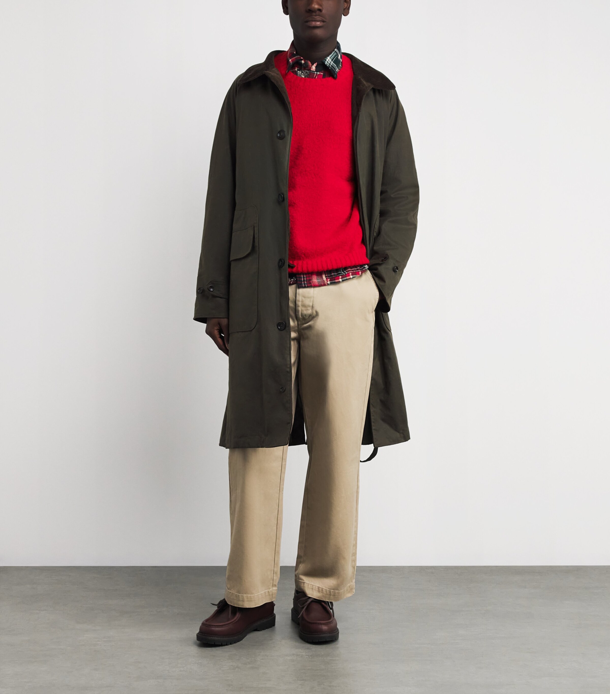 Wool-Alpaca Polo Pony Sweater RED Image 2