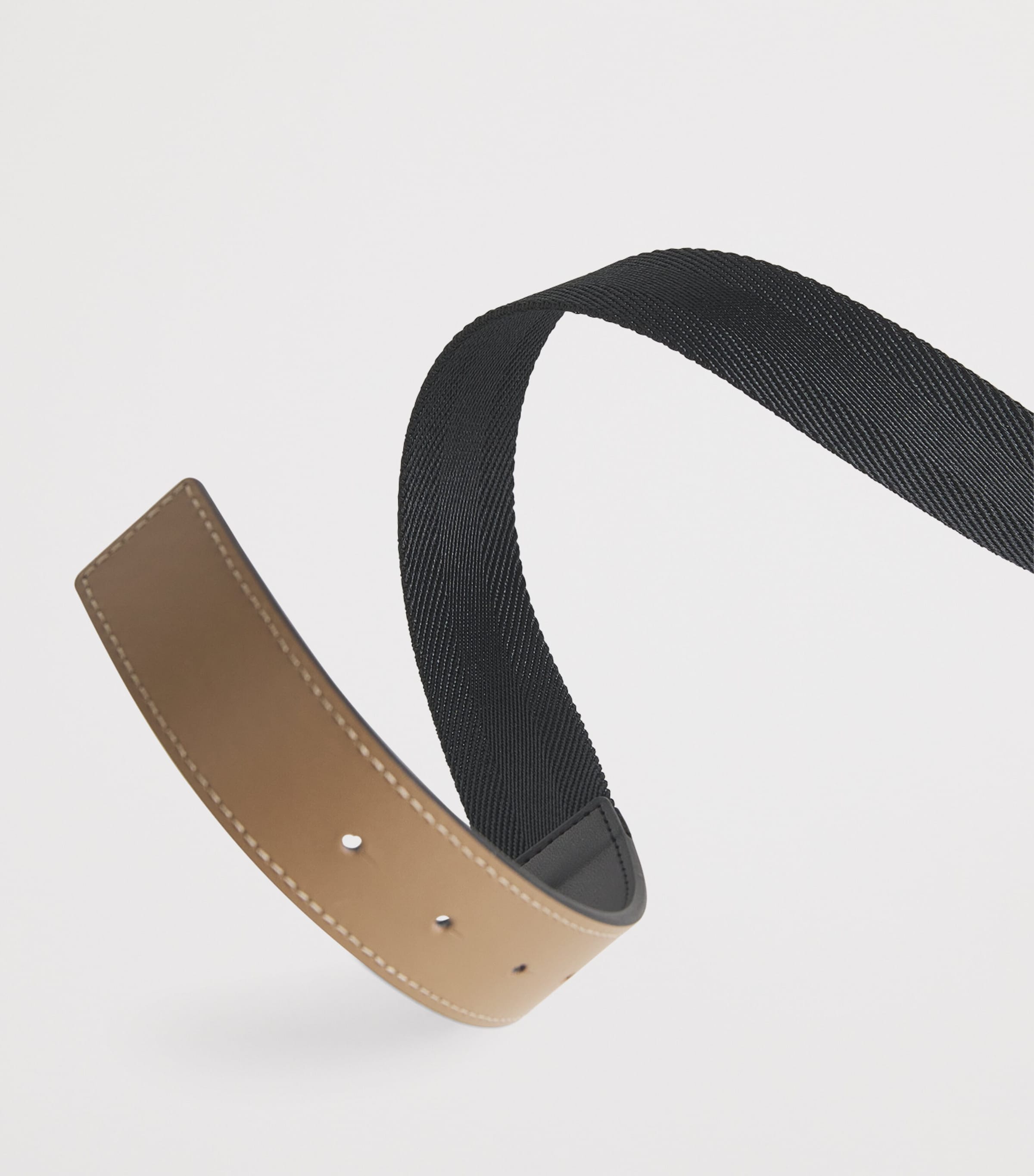 Leather Reversible Logo Belt 09BBLACK Image 3