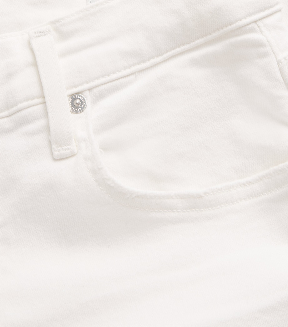 Lyra Cropped Wide-Leg Jeans SOFT WHITE Image 5