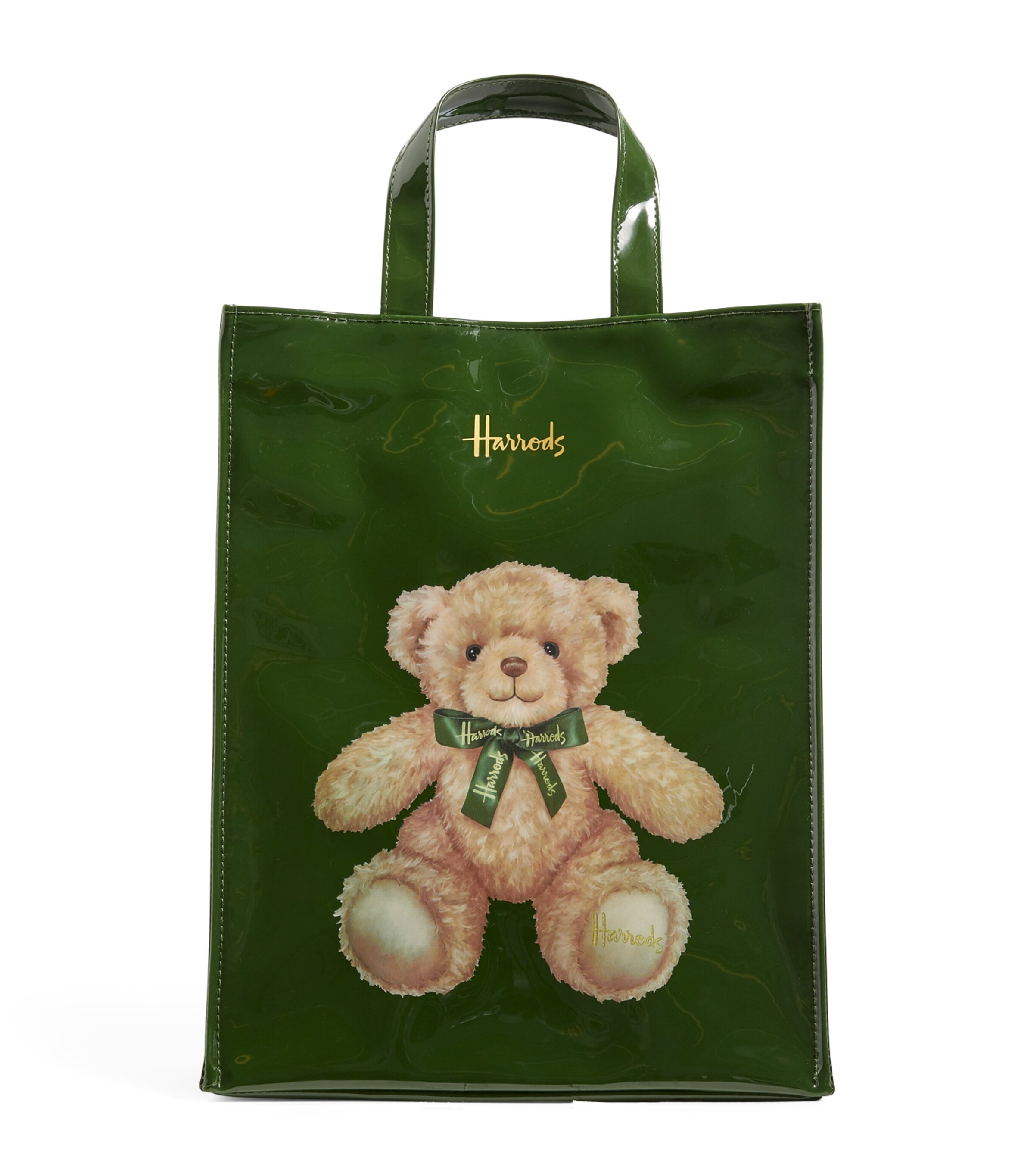 Medium Jacob Bear Shopper Bag GREEN Image 1