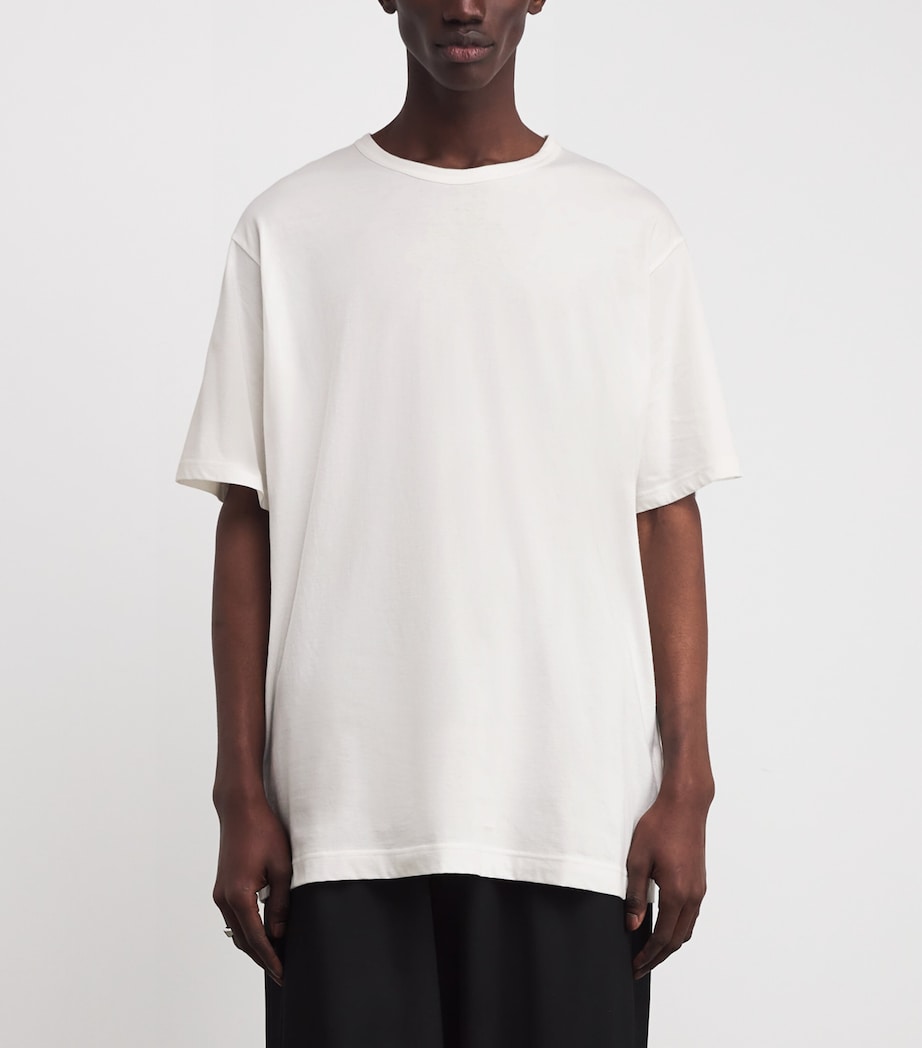 Cotton Basic T-Shirt OFF WHITE Image 3