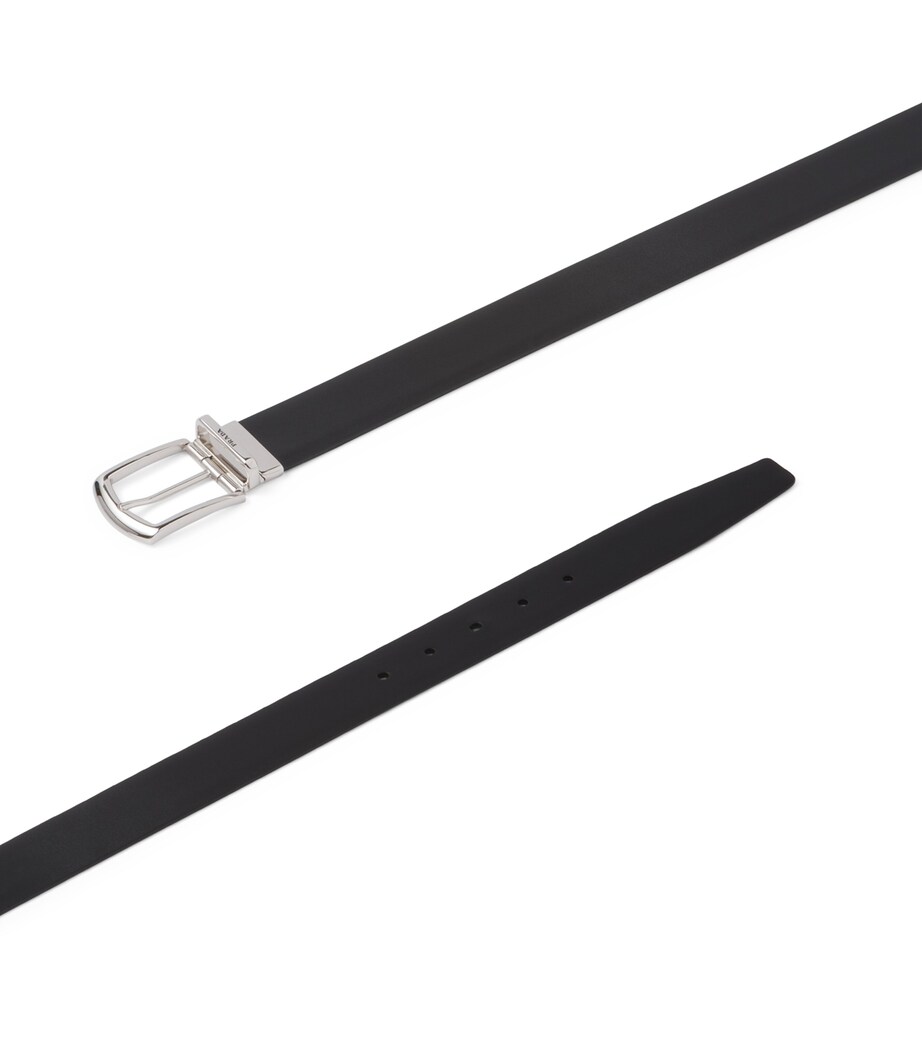 Prada Leather Reversible Belt Image 3