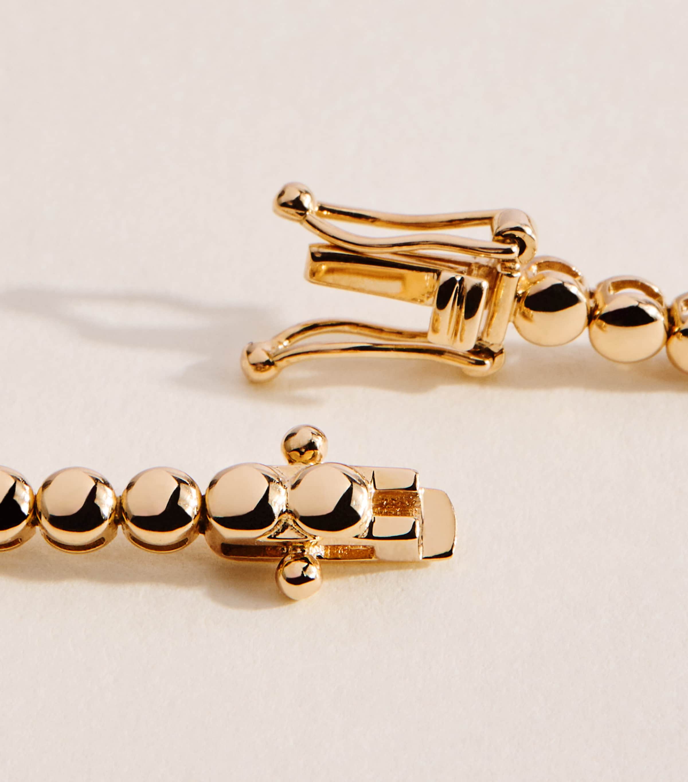 Jennifer Meyer Mini Yellow Gold Tennis Bracelet Yellow Gold Image 5